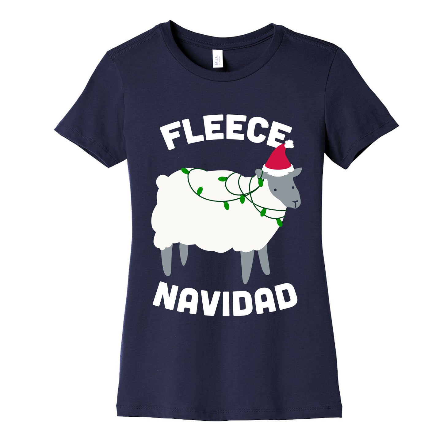 Fleece Navidad Women's Cotton Tee