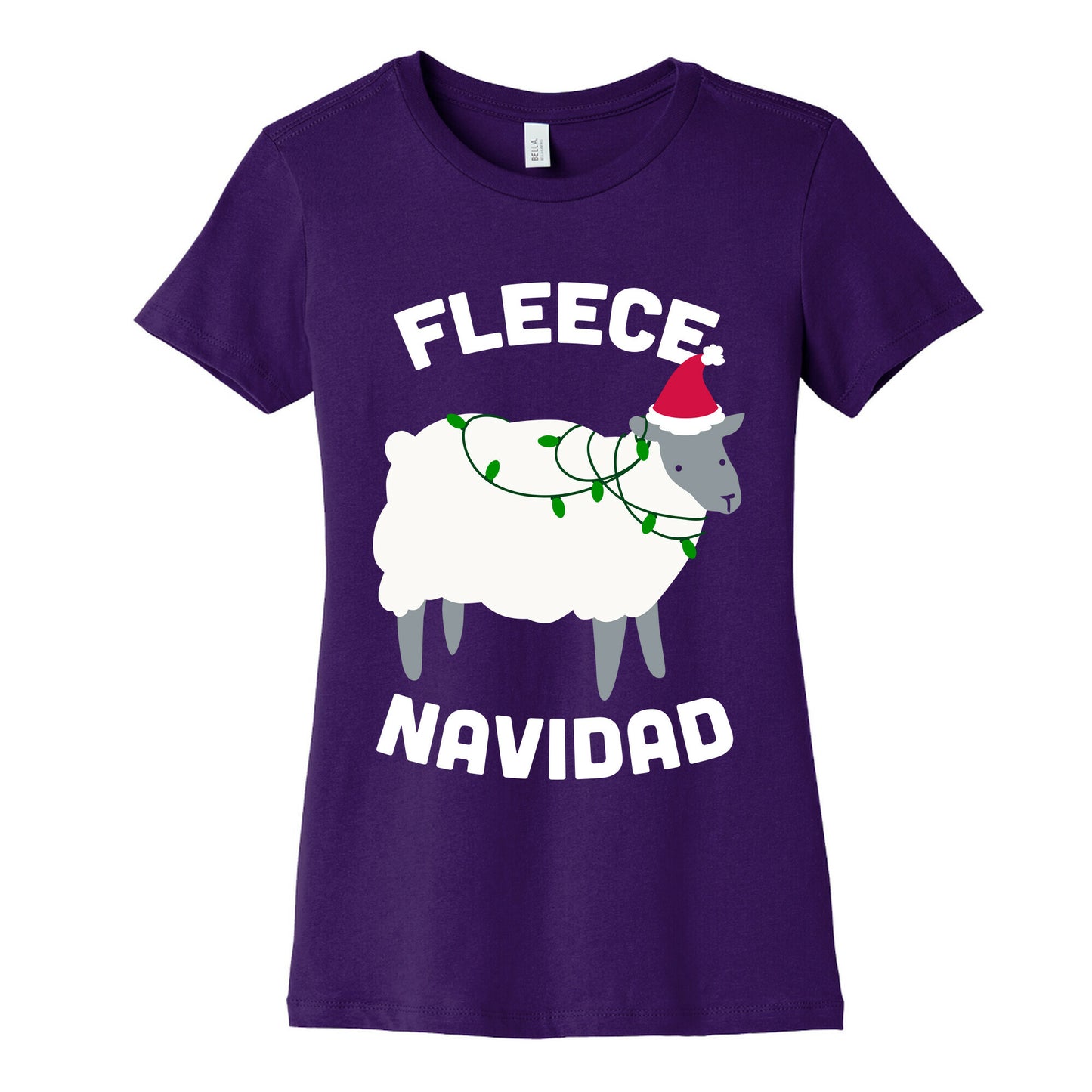Fleece Navidad Women's Cotton Tee