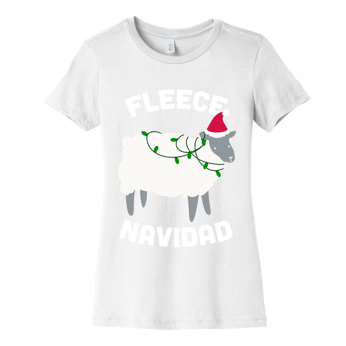 Fleece Navidad Women's Cotton Tee