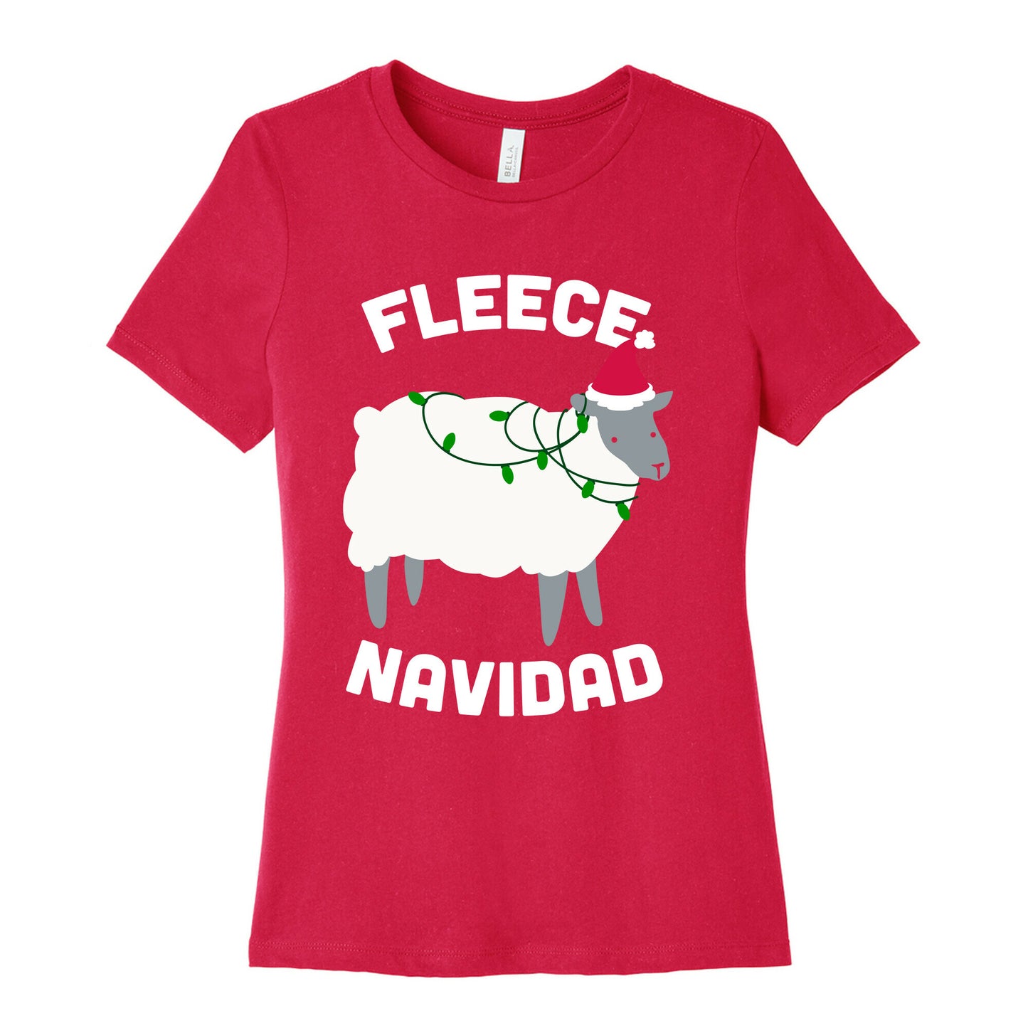 Fleece Navidad Women's Cotton Tee