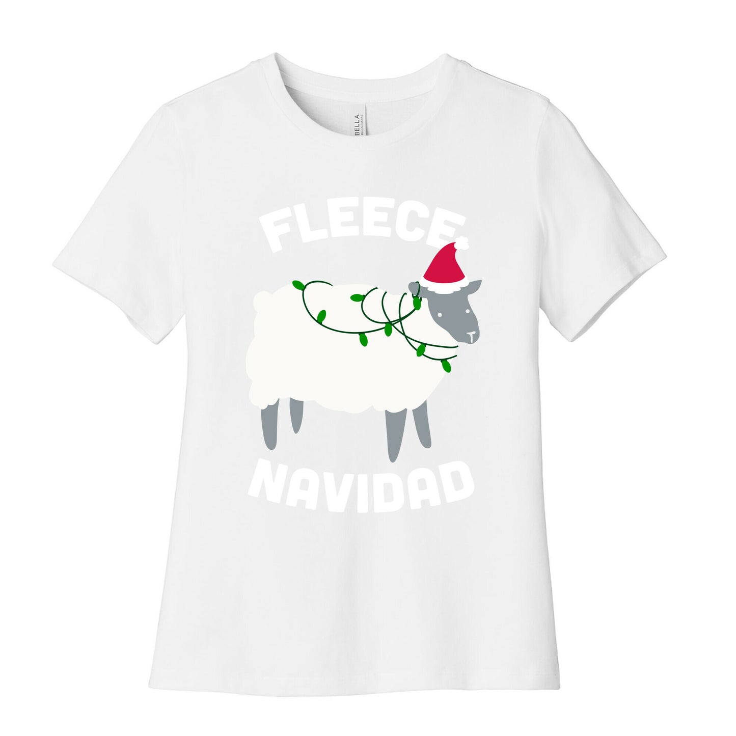 Fleece Navidad Women's Cotton Tee