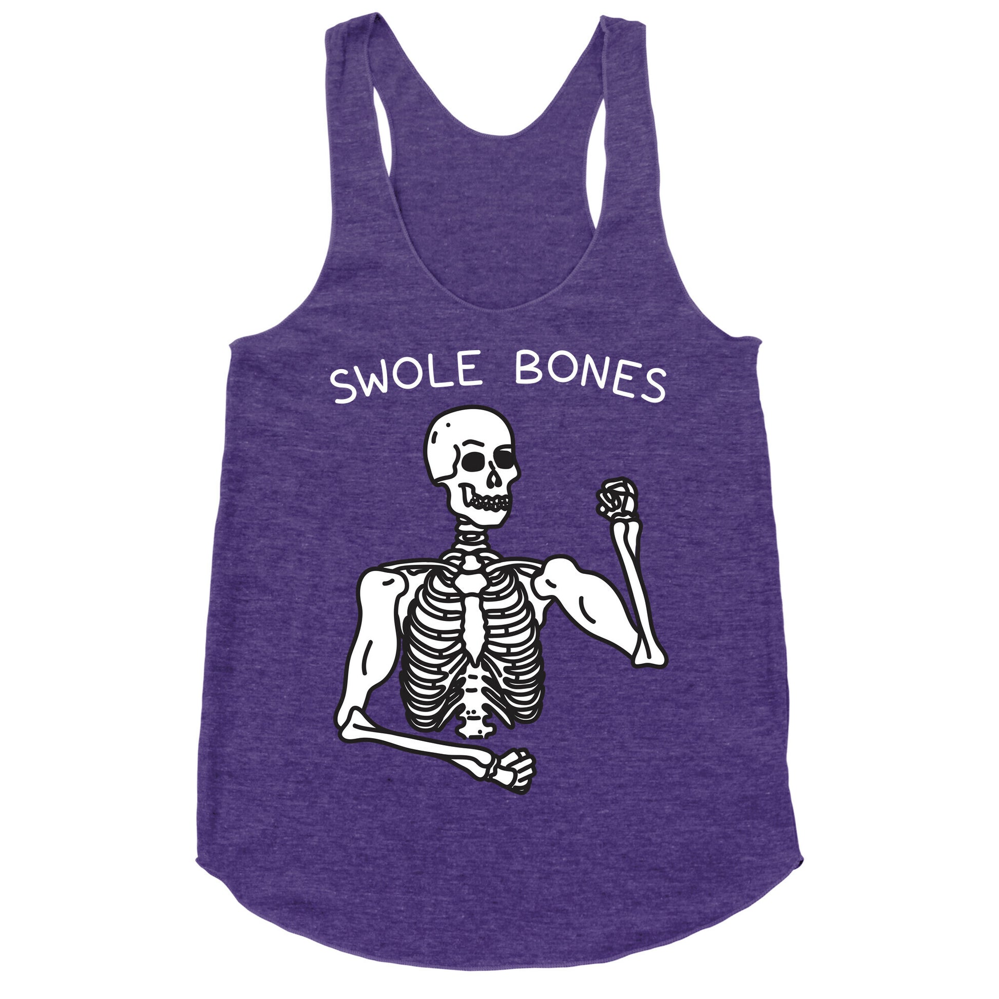 Swole Bones Skeleton Racerback Tank