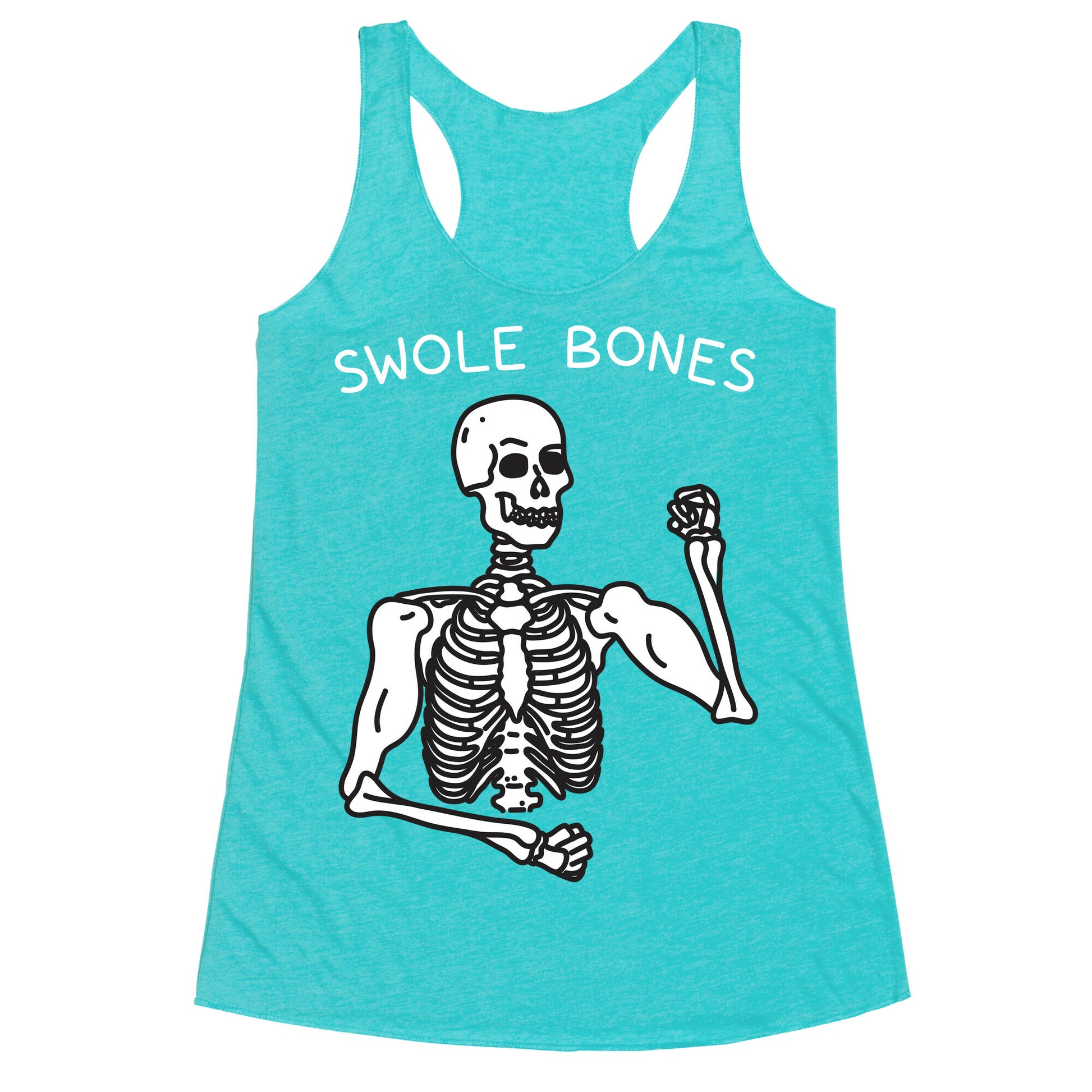 Swole Bones Skeleton Racerback Tank