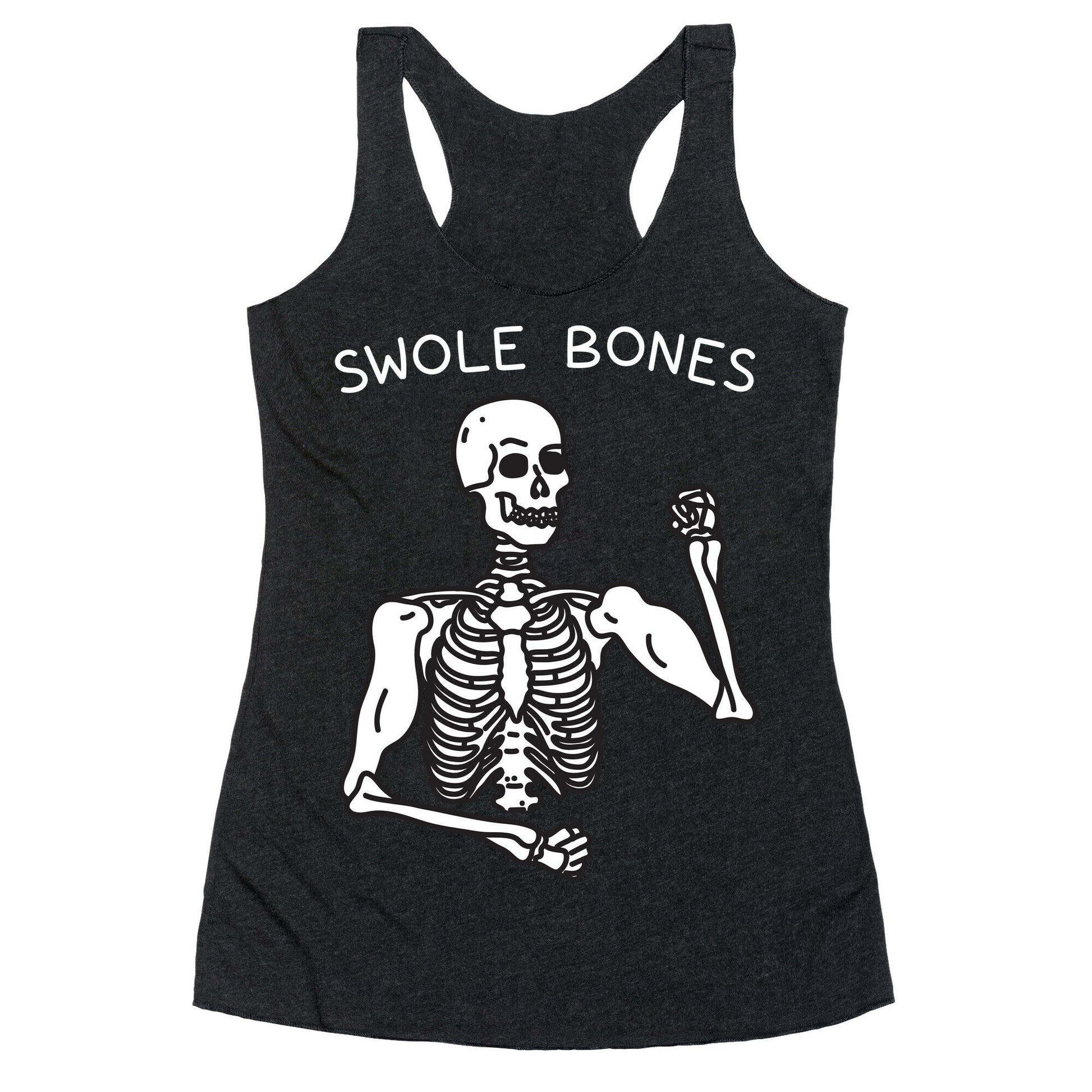 Swole Bones Skeleton Racerback Tank