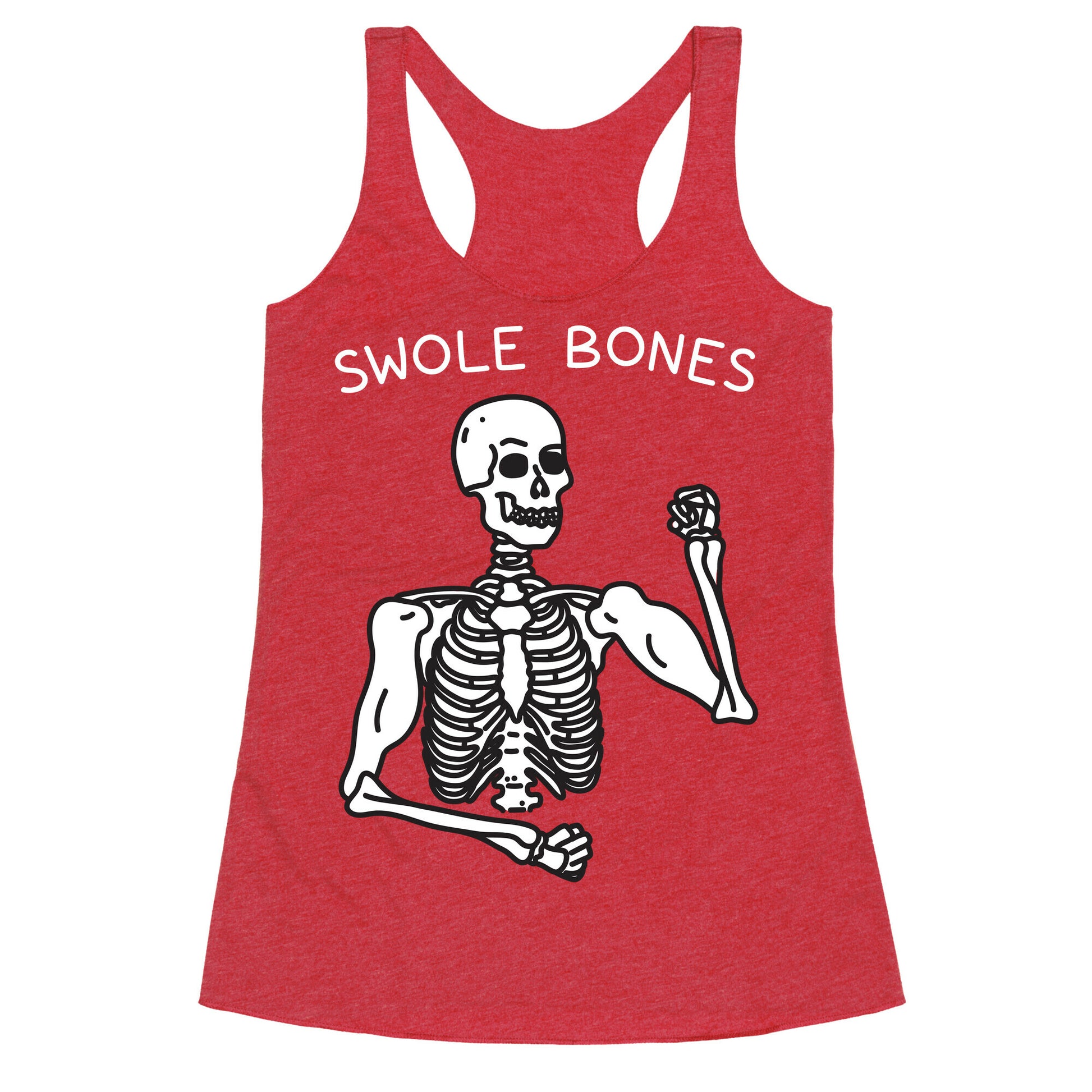 Swole Bones Skeleton Racerback Tank