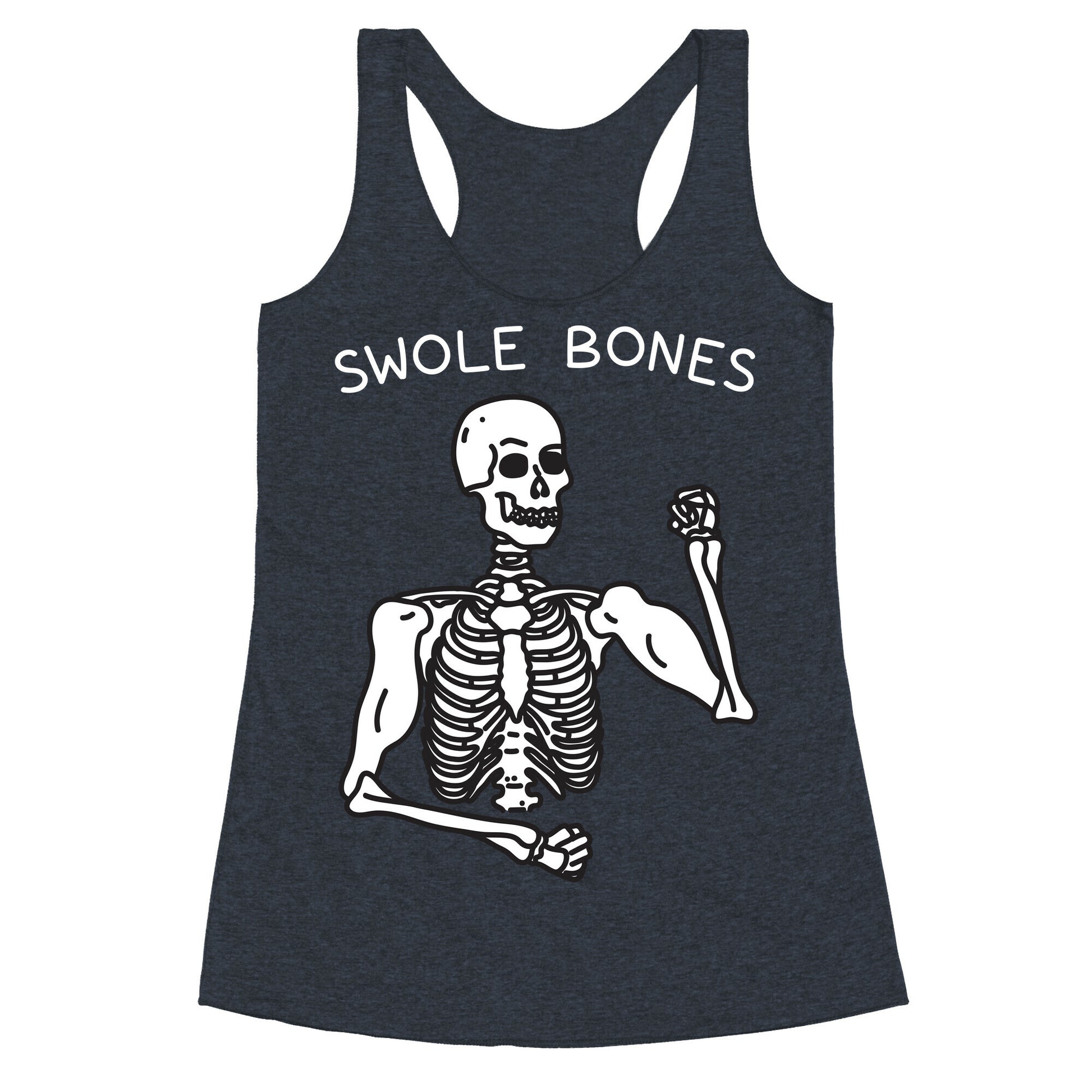 Swole Bones Skeleton Racerback Tank