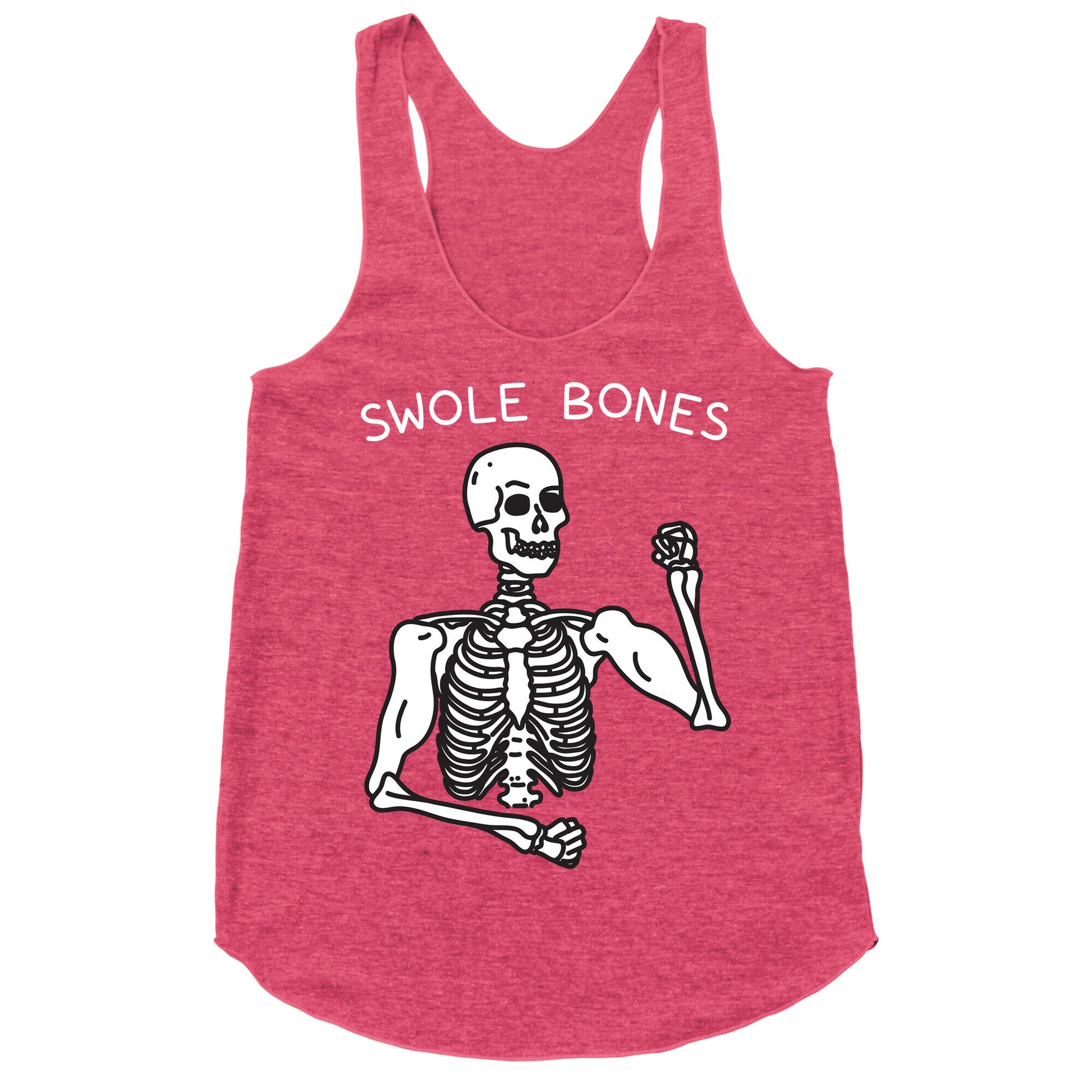Swole Bones Skeleton Racerback Tank