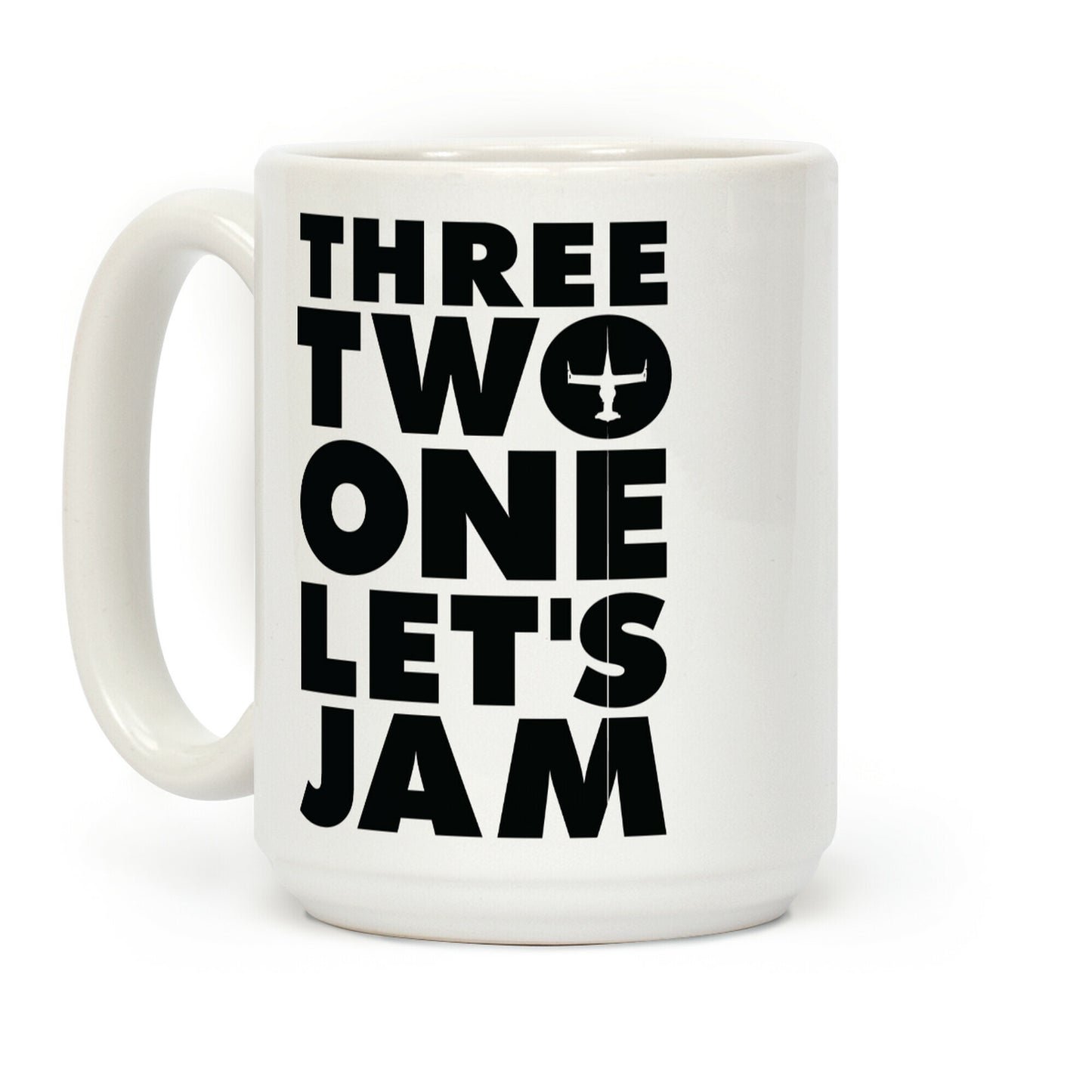 Three Two One Let's Jam Cowboy Bebop Coffee Mug