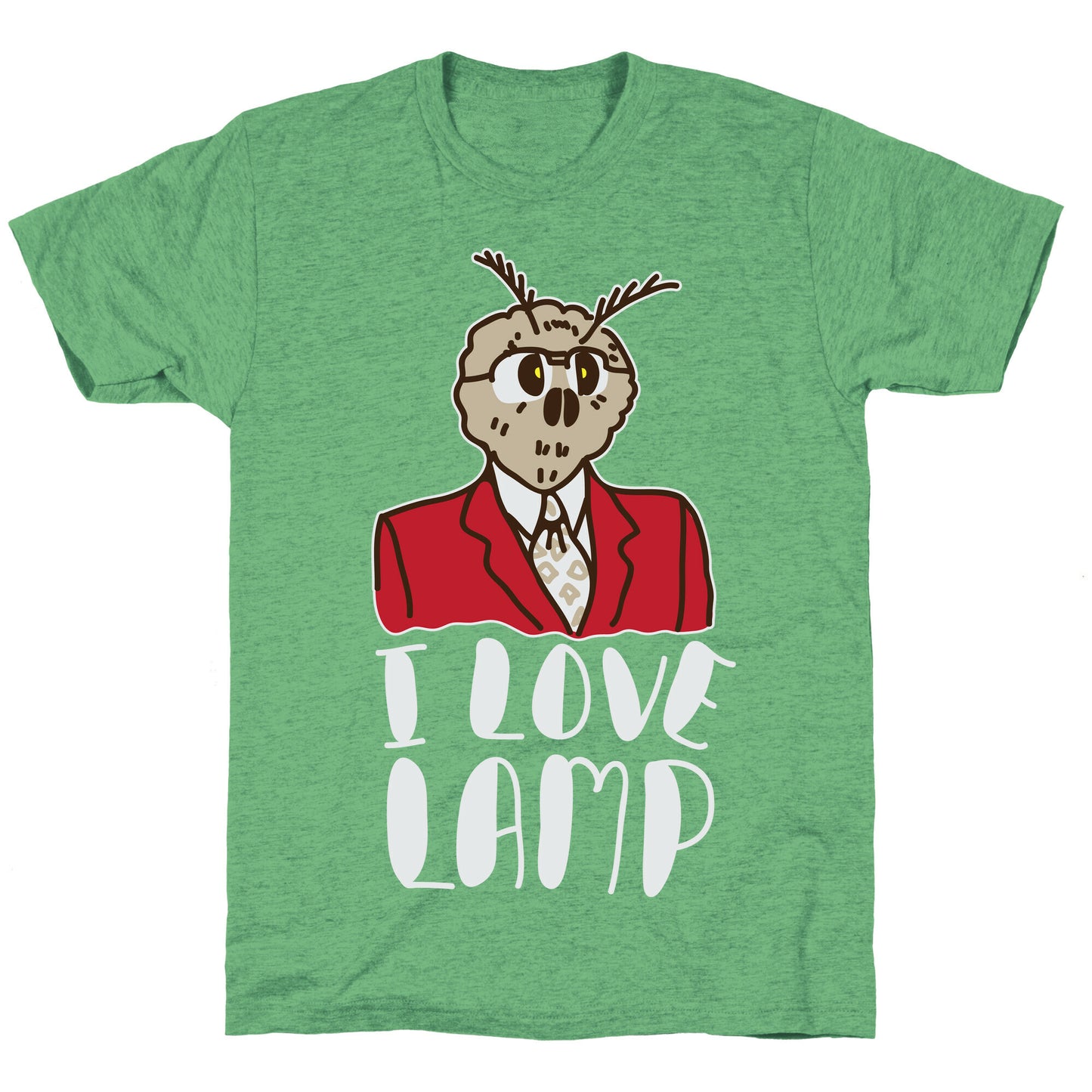 Moth Loves Lamp Unisex Triblend Tee