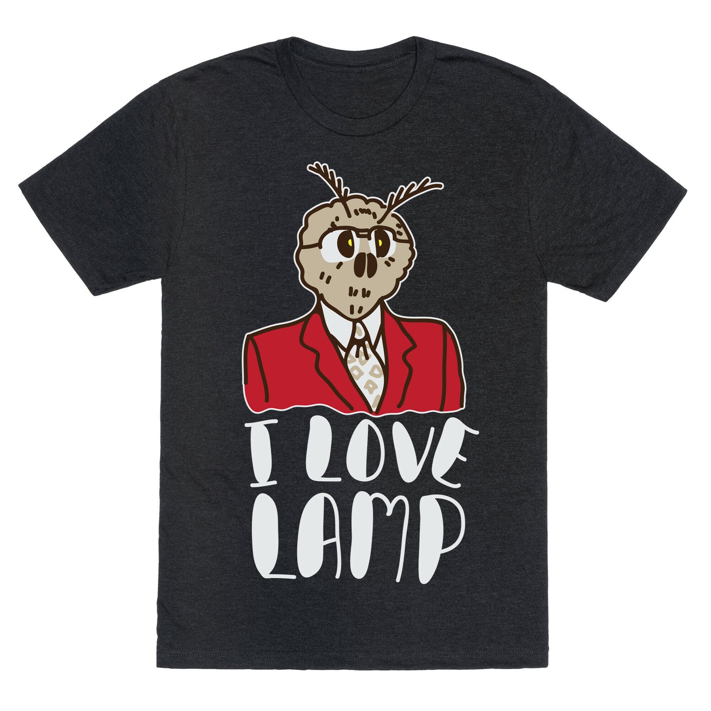 Moth Loves Lamp Unisex Triblend Tee