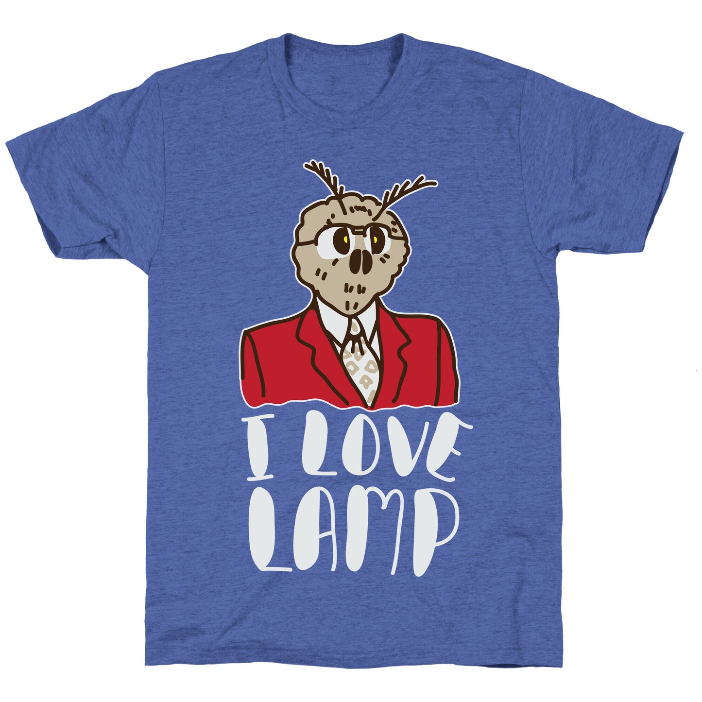 Moth Loves Lamp Unisex Triblend Tee