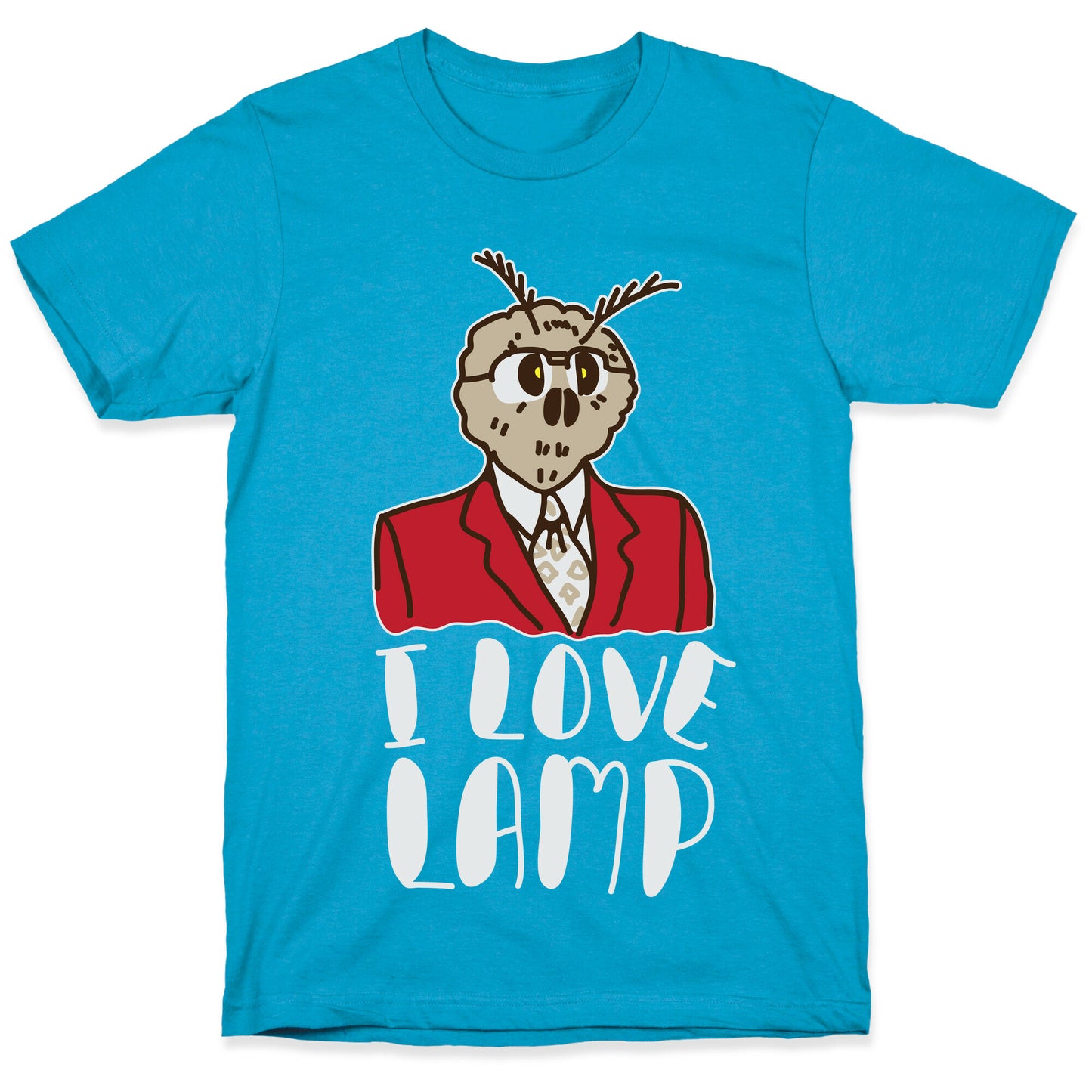Moth Loves Lamp Unisex Triblend Tee