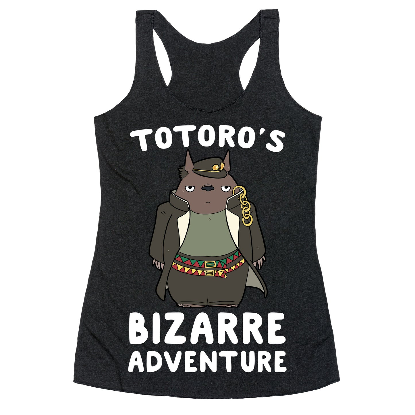 Totoro's Bizarre Adventure Racerback Tank