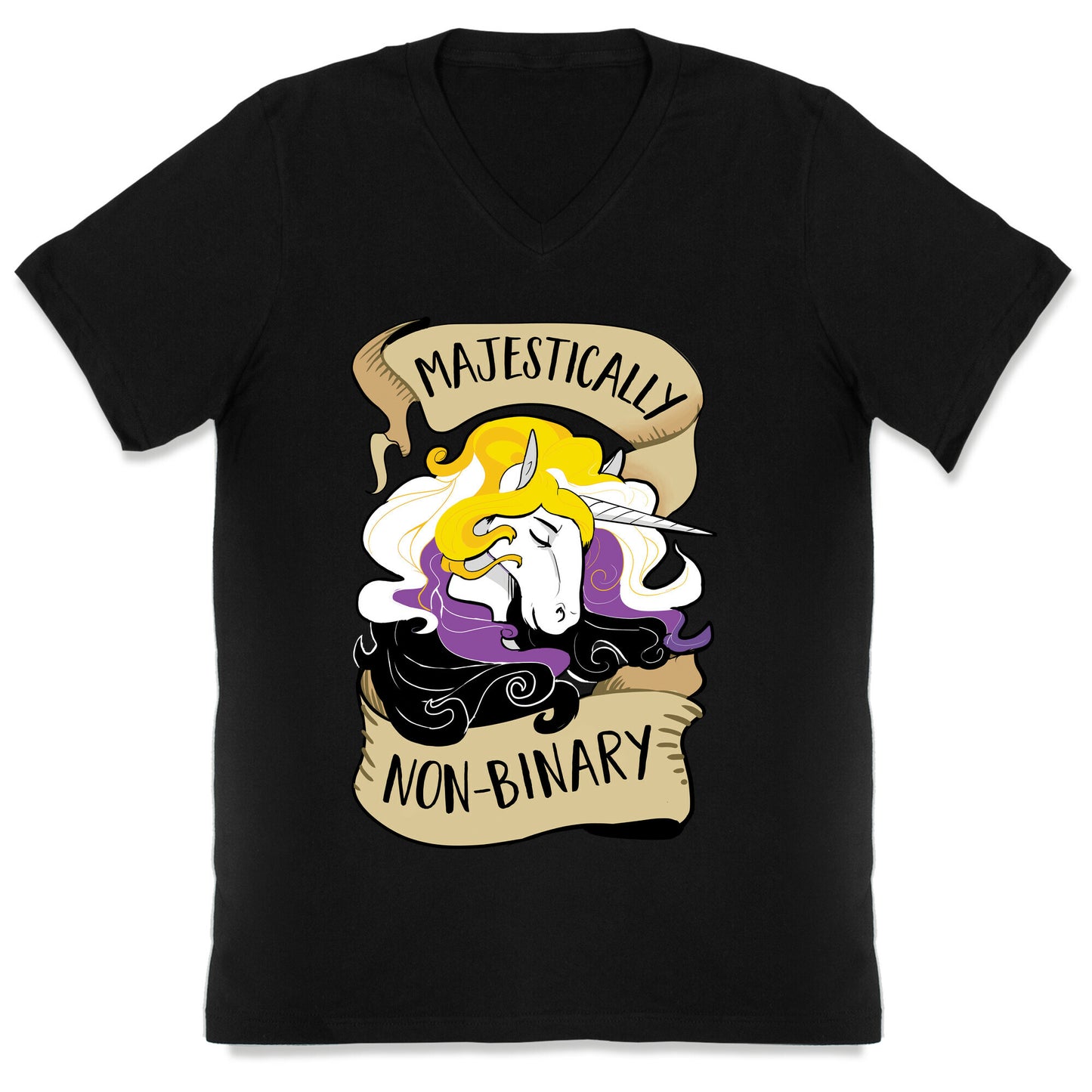 Majestically non-binary V-Neck