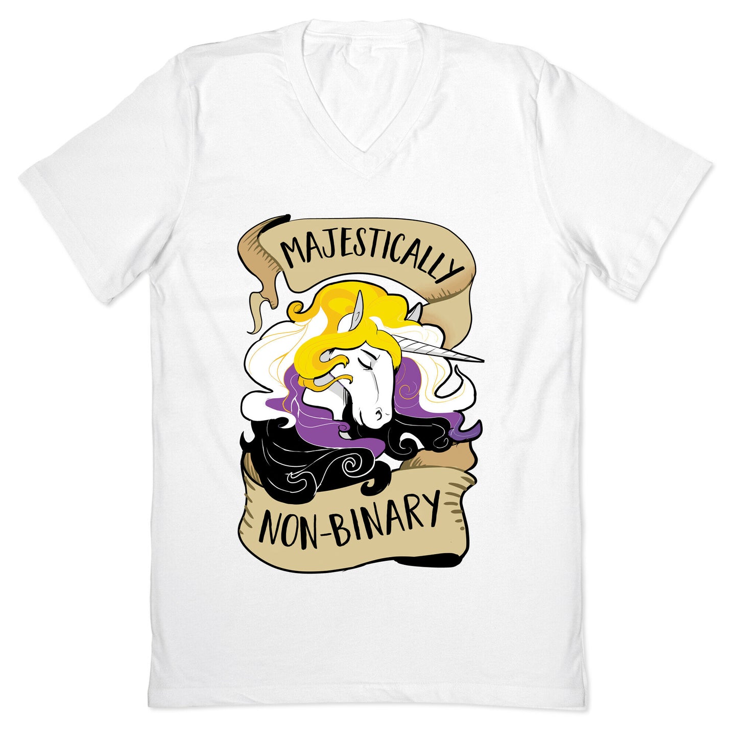 Majestically non-binary V-Neck