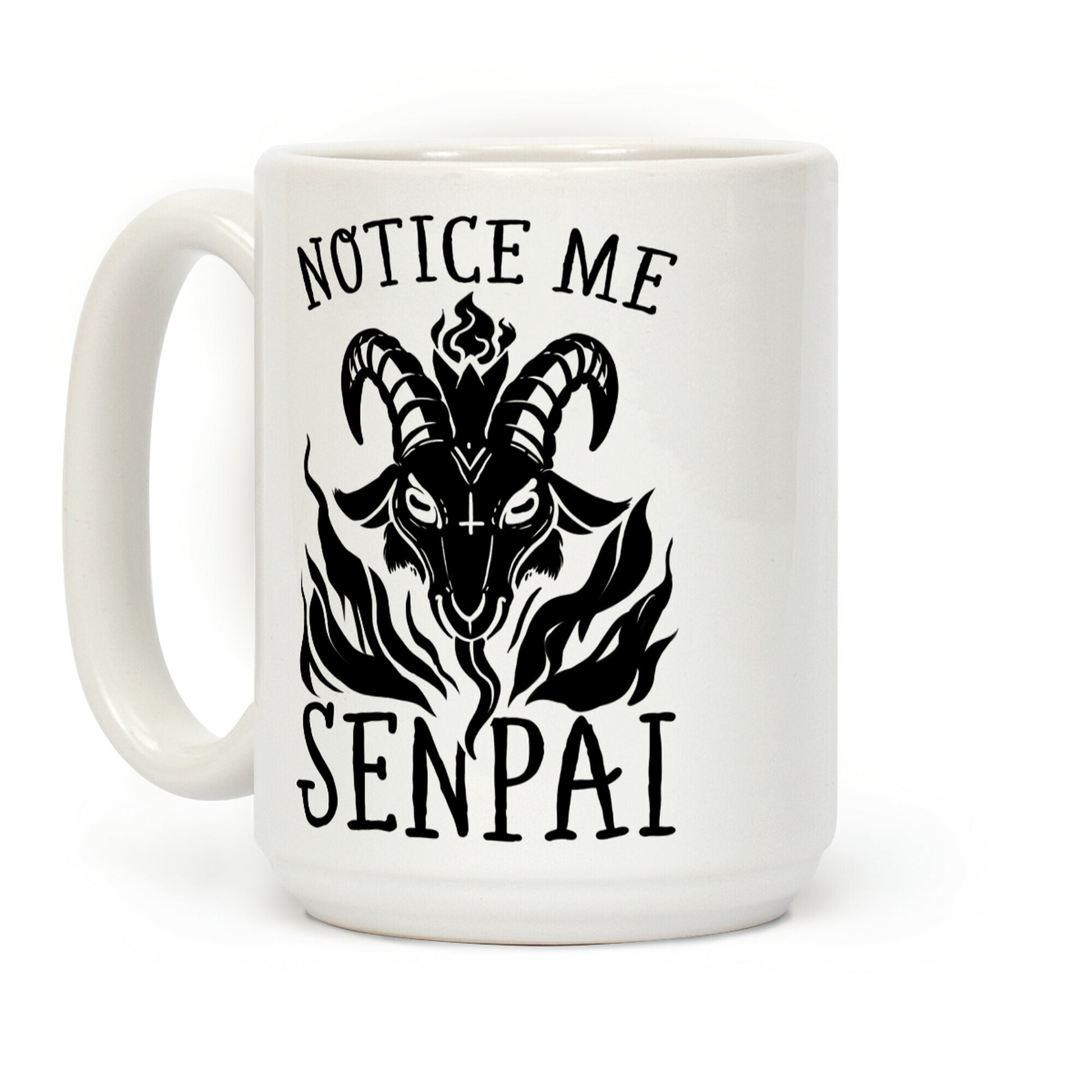 Notice Me Senpai! (Baphomet) Coffee Mug
