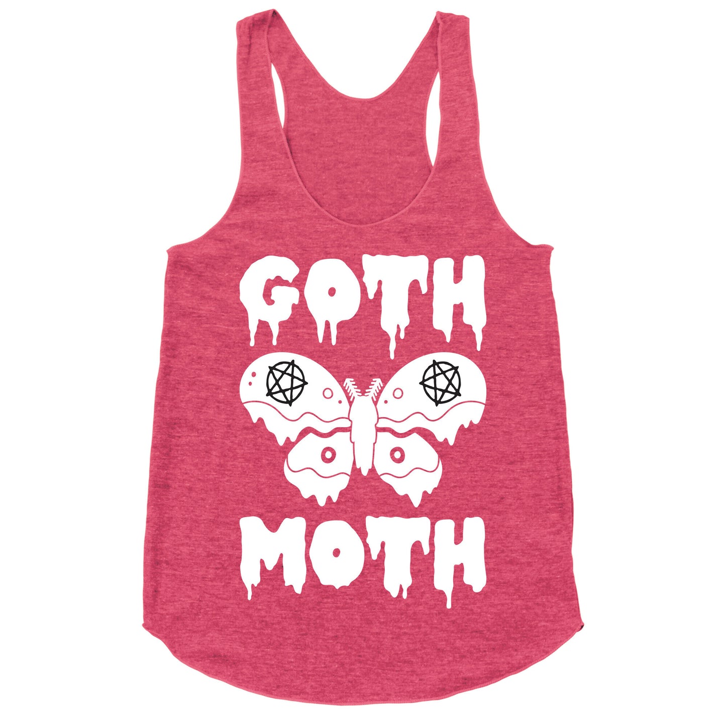 Goth Moth Racerback Tank