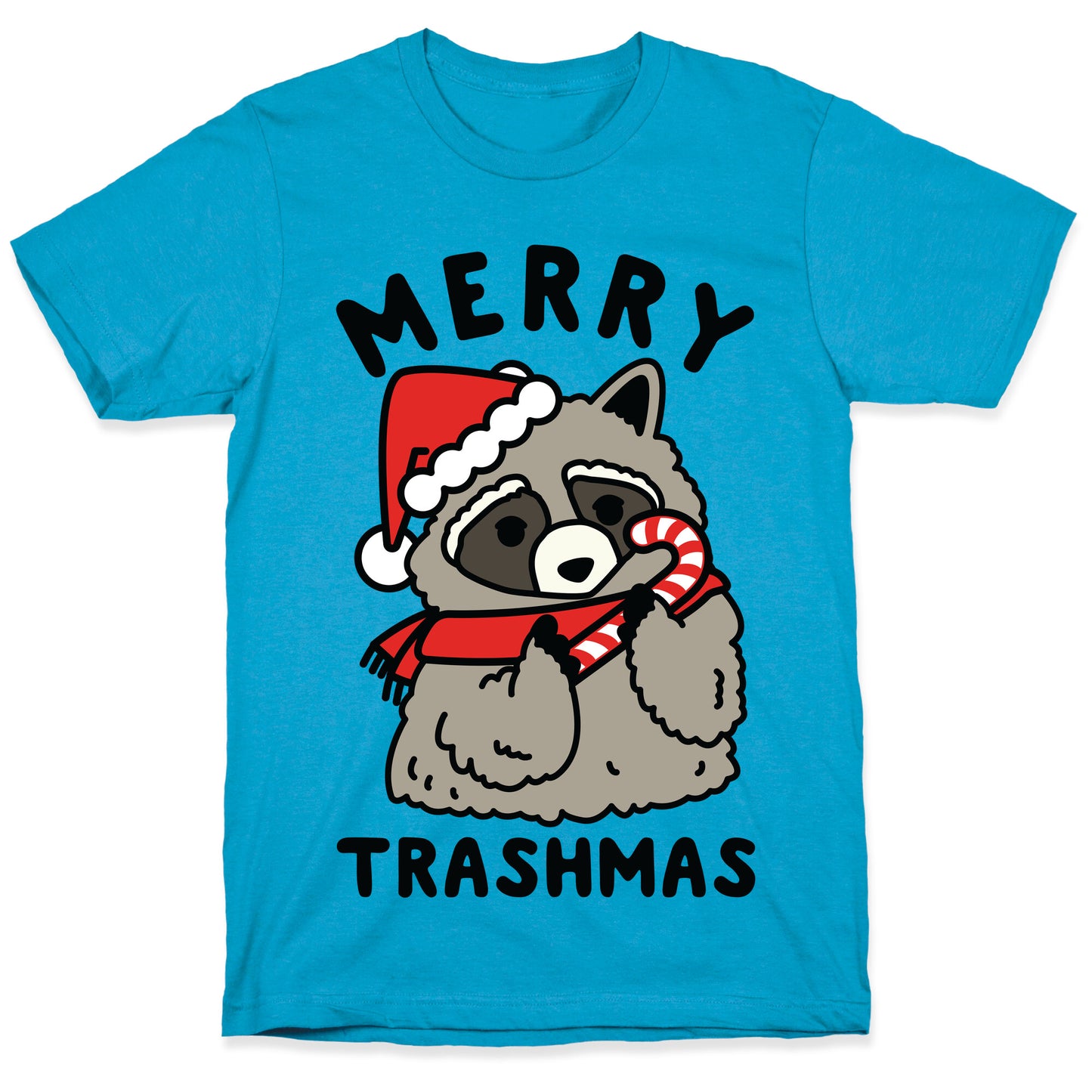 Merry Trashmas Raccoon Unisex Triblend Tee