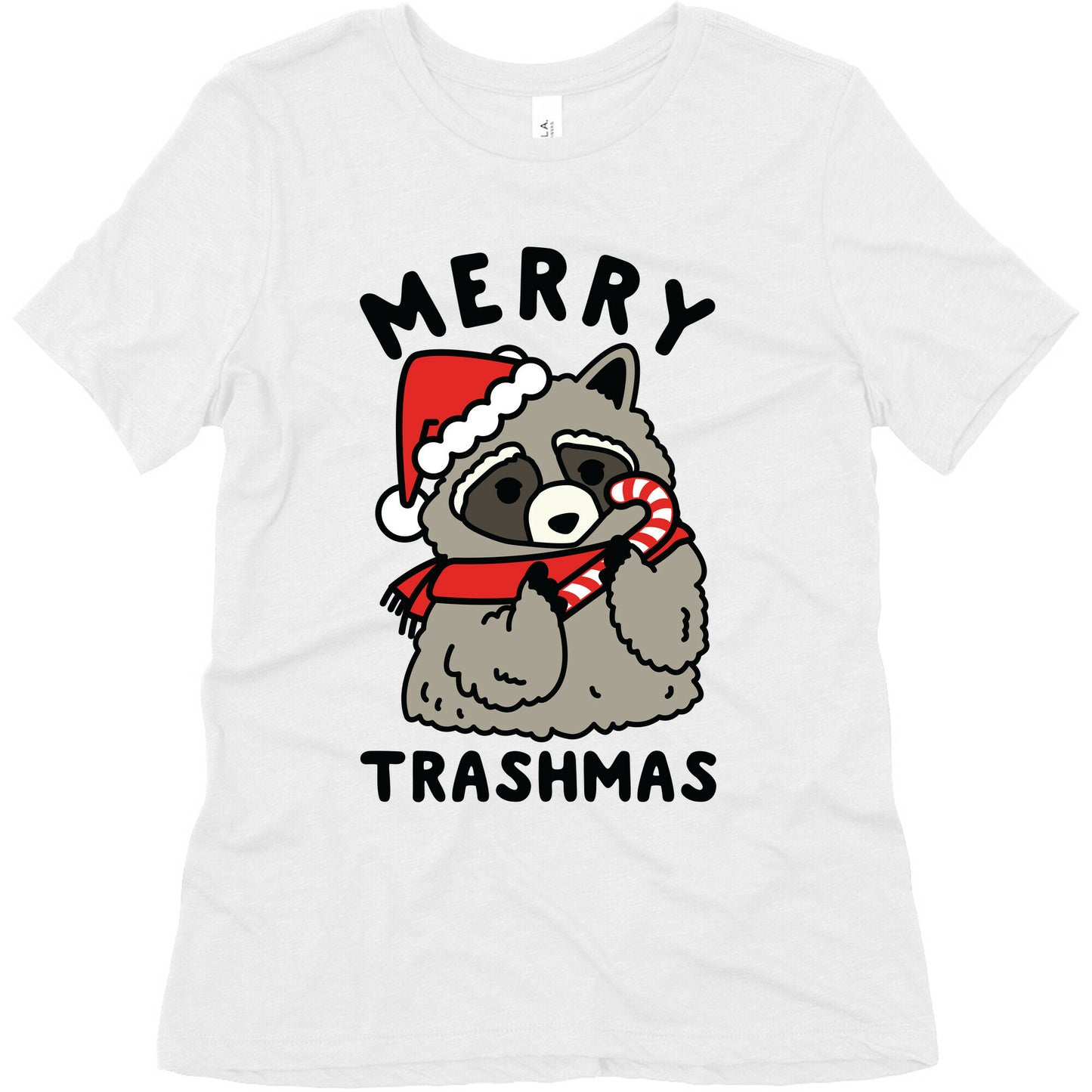 Merry Trashmas Raccoon Women's Triblend Tee