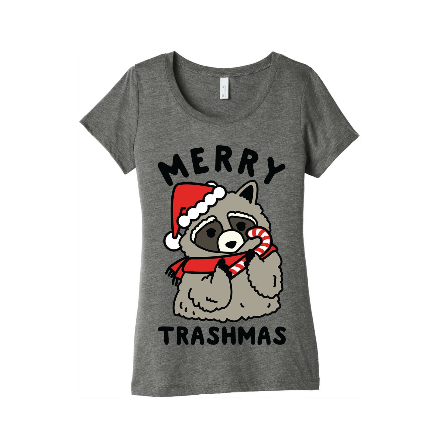 Merry Trashmas Raccoon Women's Triblend Tee