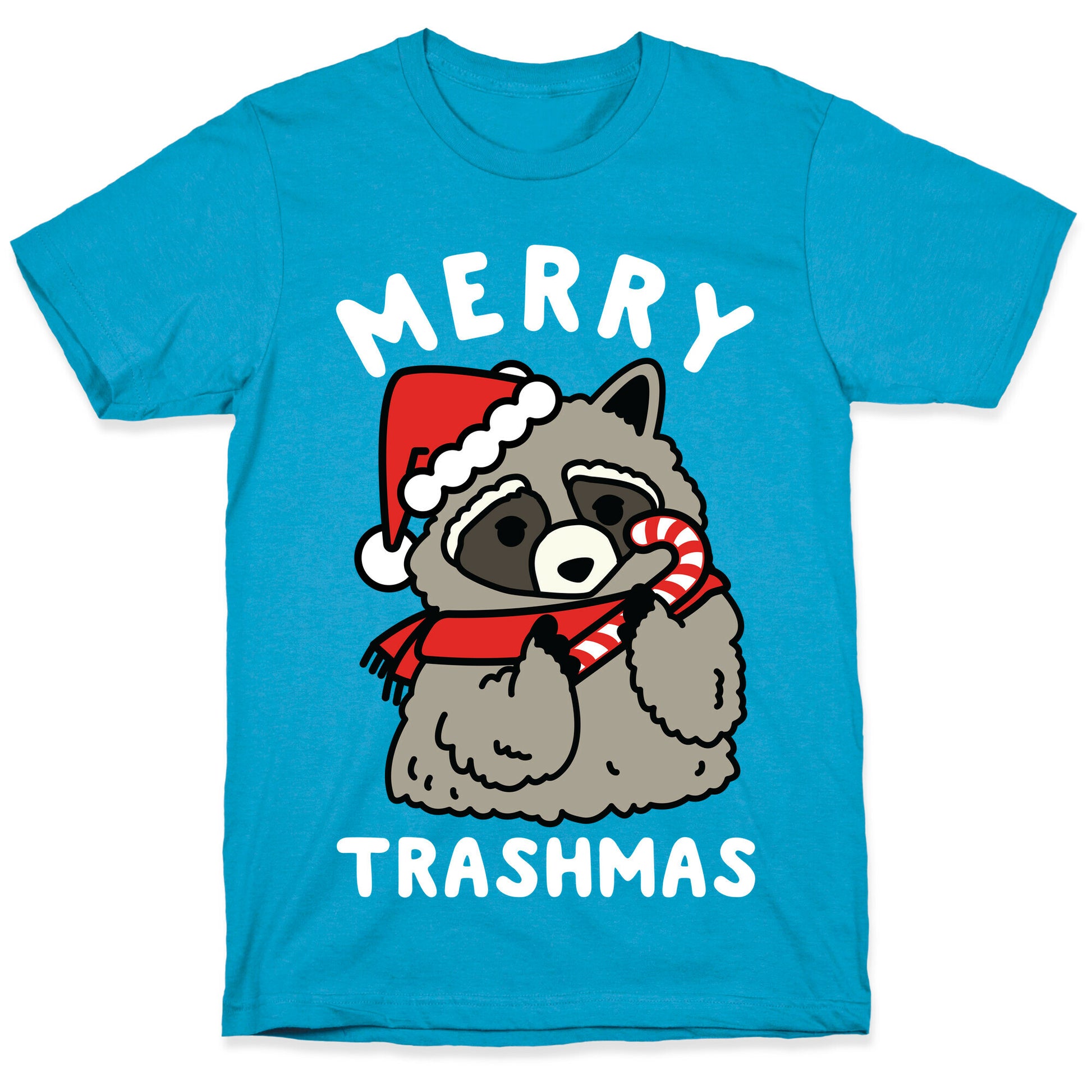 Merry Trashmas Raccoon Unisex Triblend Tee