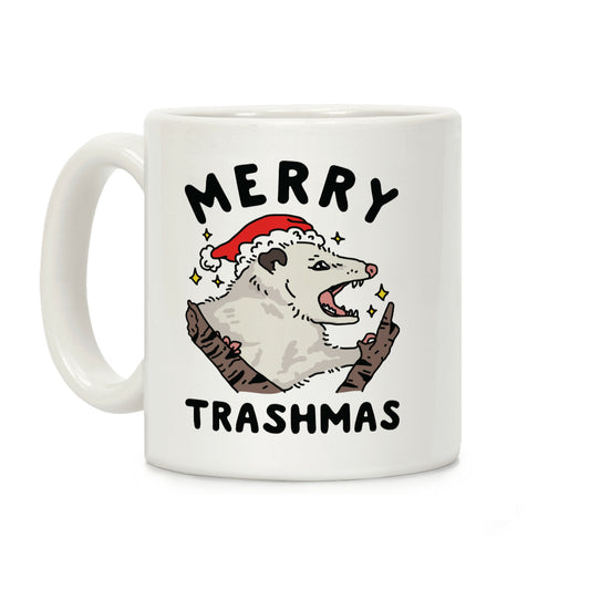 Merry Trashmas Opossum Coffee Mug