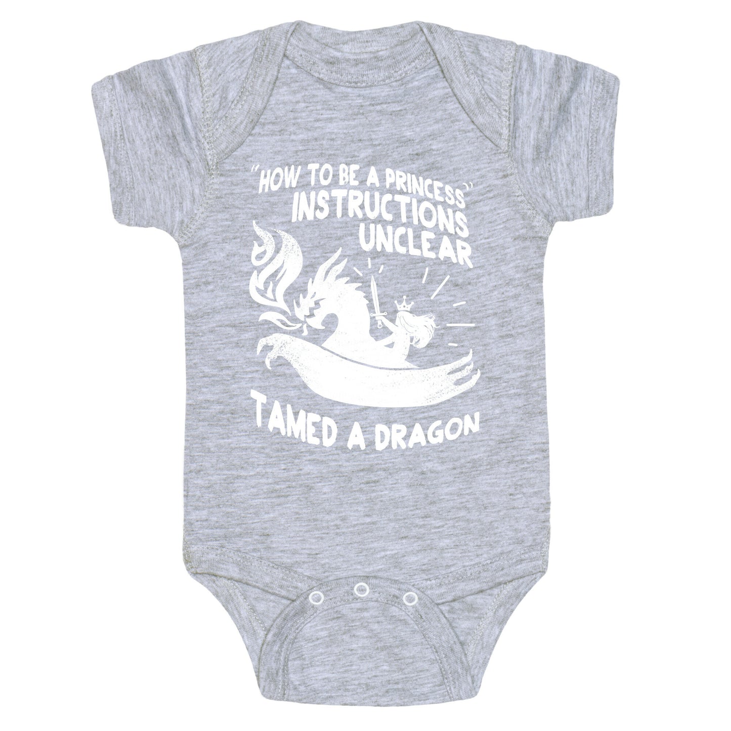 Instructions Unclear, Tamed Dragon Baby One Piece