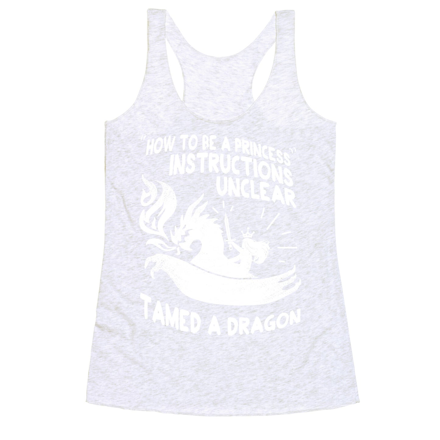 Instructions Unclear, Tamed Dragon Racerback Tank