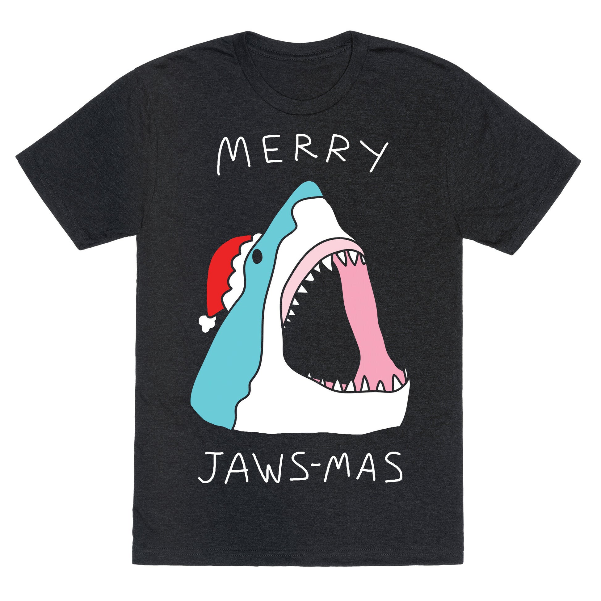 Merry Jaws-mas Christmas Unisex Triblend Tee