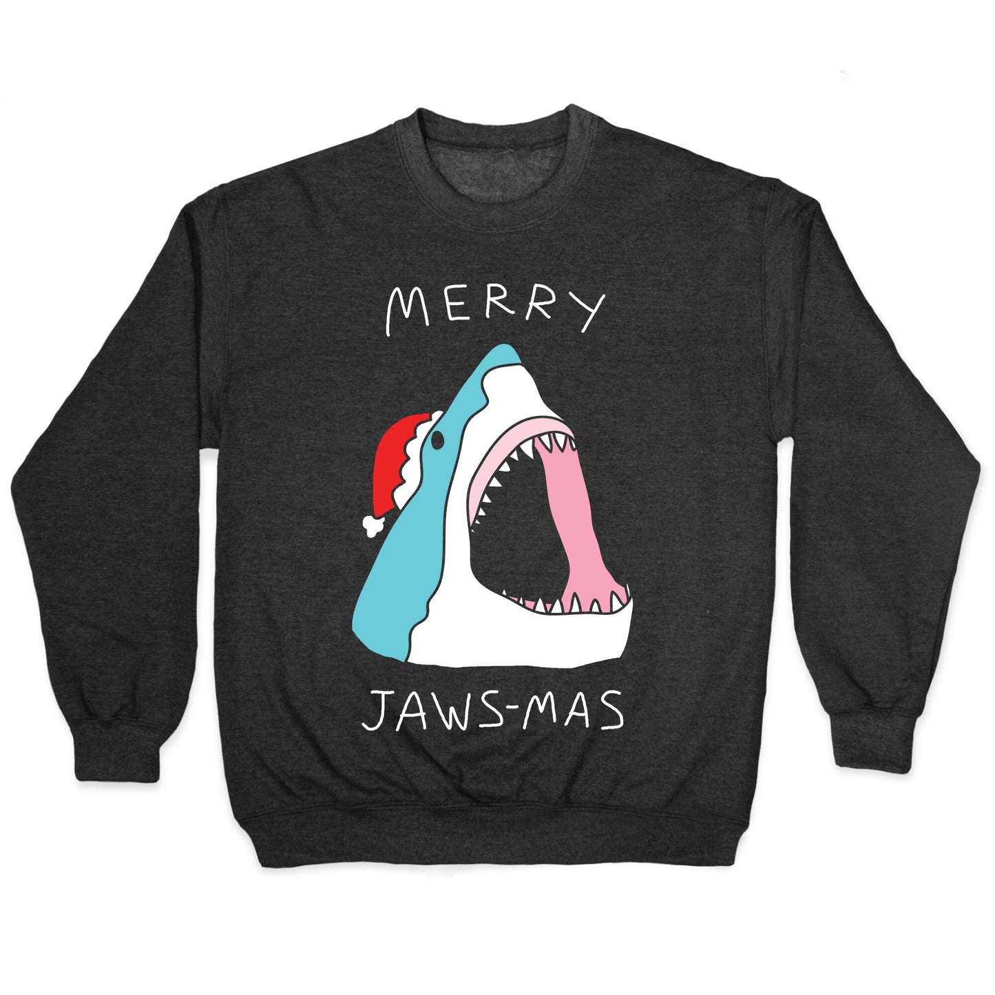 Merry Jaws-mas Christmas Crewneck Sweatshirt