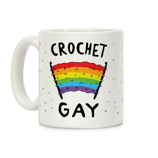 Crochet Gay Coffee Mug