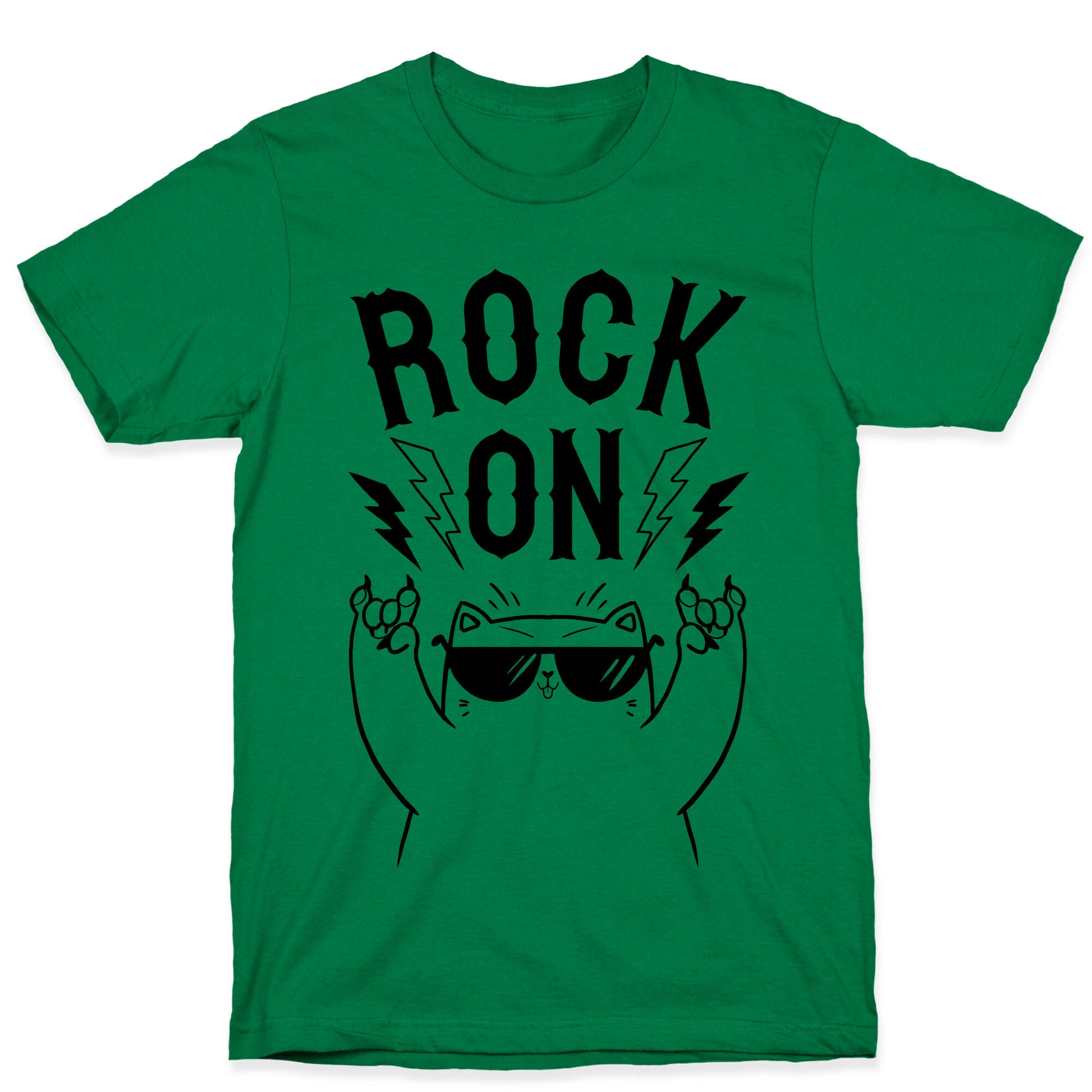 Rock On Cat T-Shirt