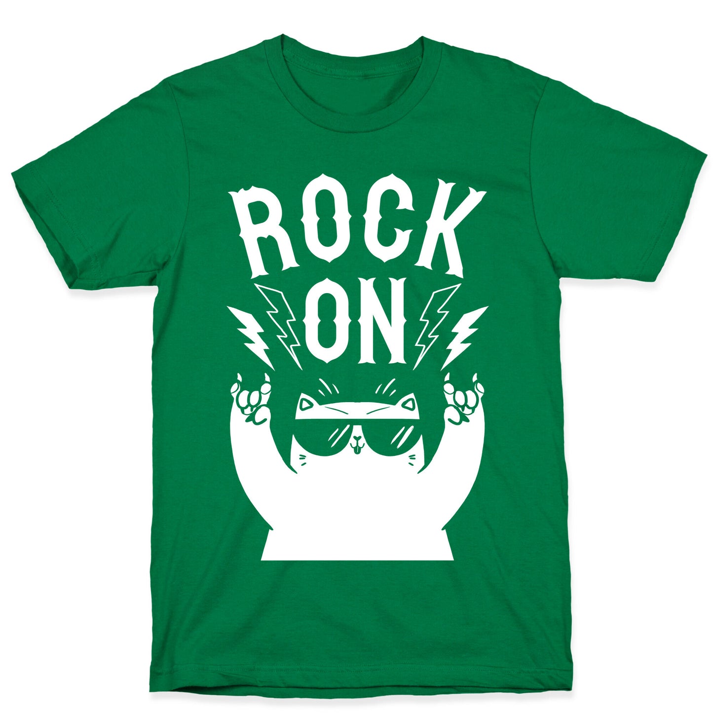 Rock On Cat T-Shirt