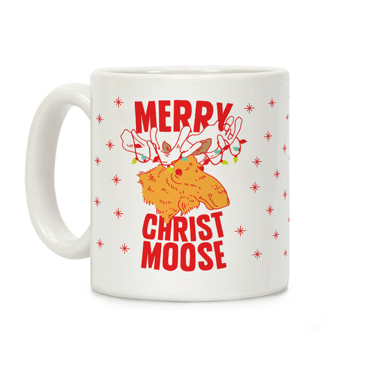 Merry Christ-Moose Coffee Mug