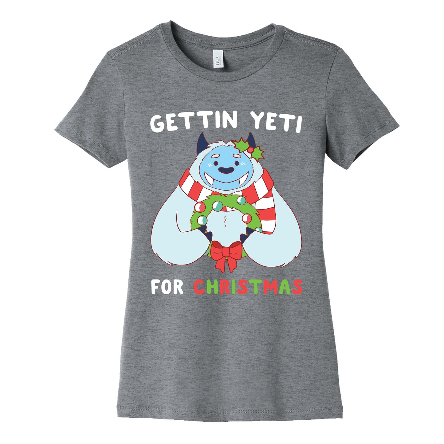 Gettin' Yeti for Christmas Women's Cotton Tee