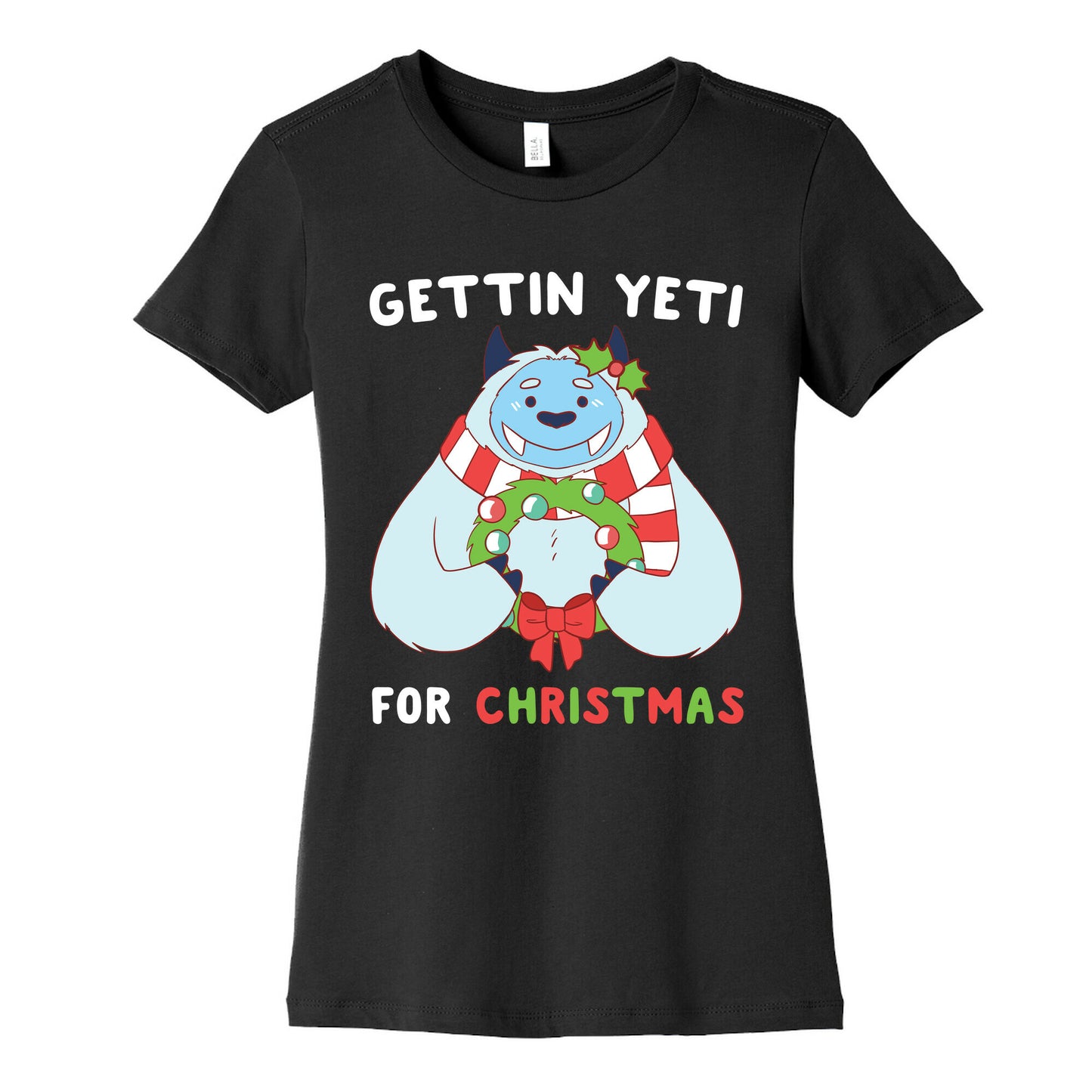 Gettin' Yeti for Christmas Women's Cotton Tee