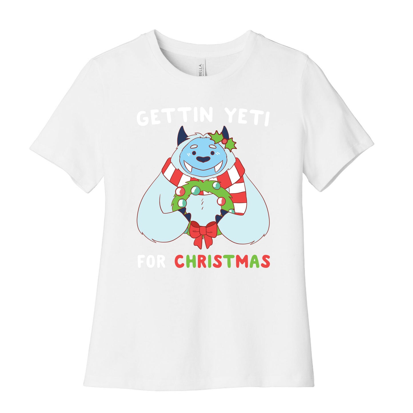Gettin' Yeti for Christmas Women's Cotton Tee