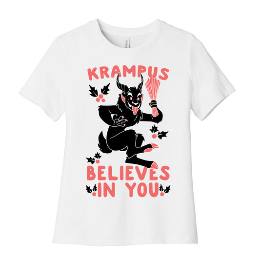 Krampus Believes in You Women's Cotton Tee