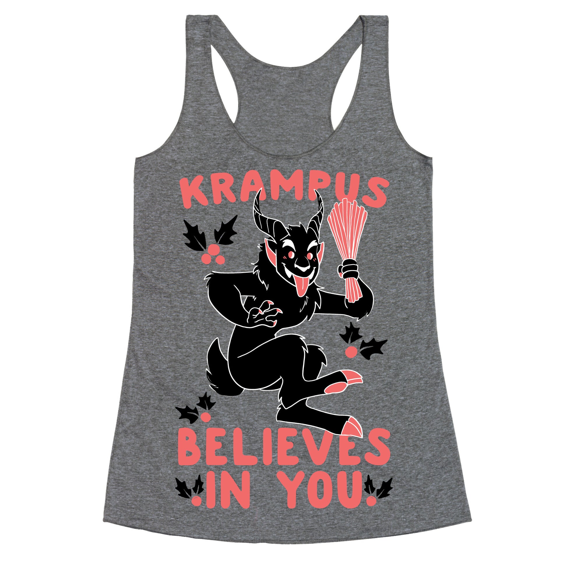Krampus Believes in You Racerback Tank