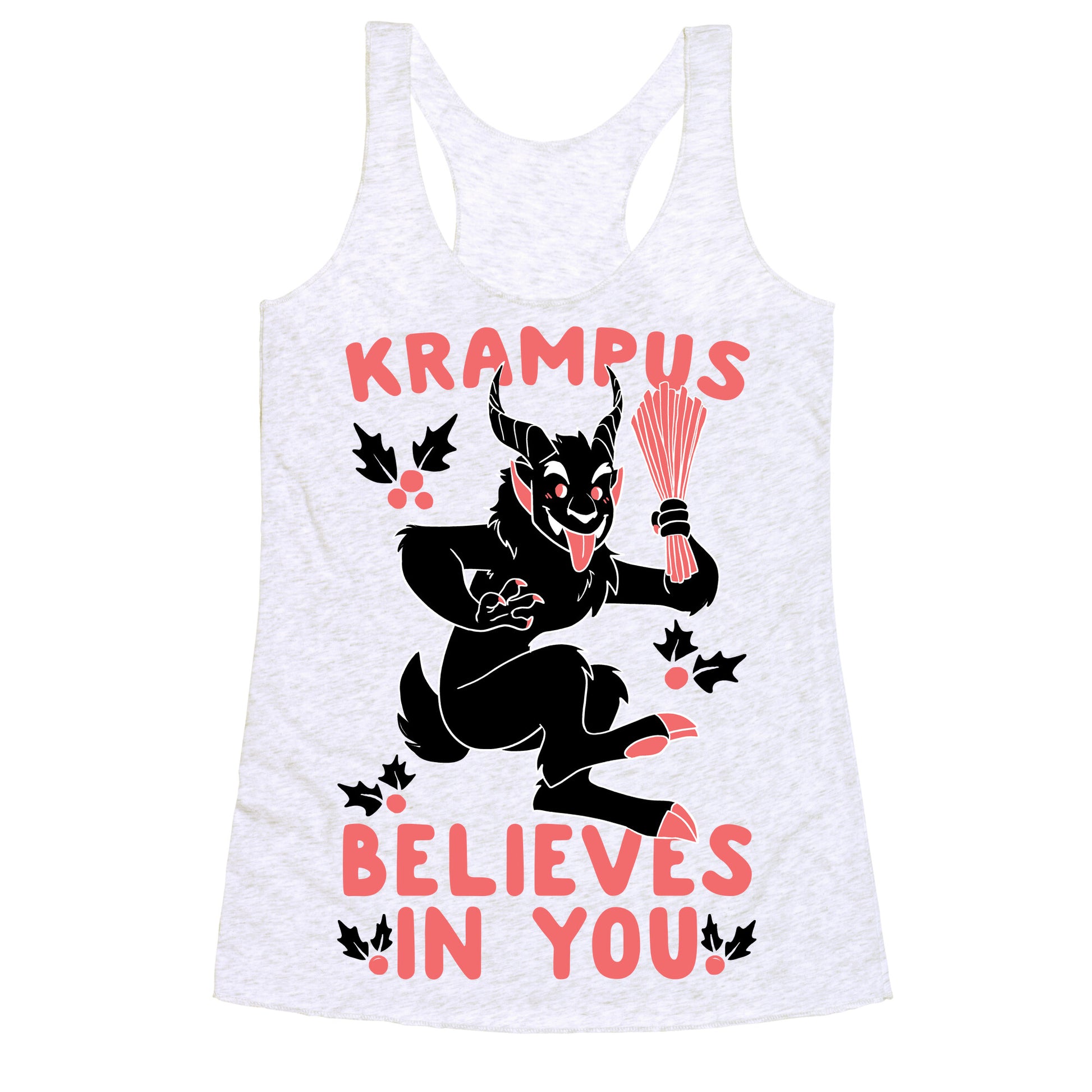 Krampus Believes in You Racerback Tank