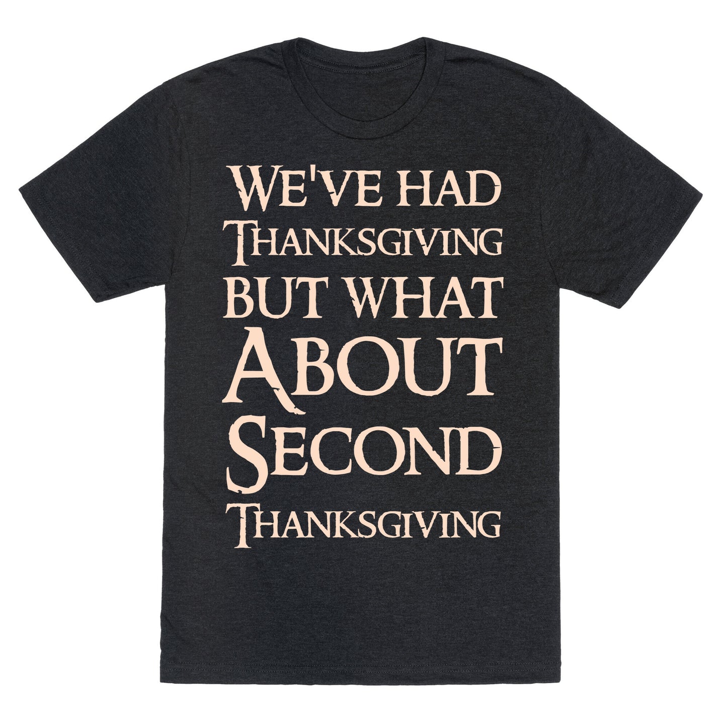 We've Had Thanksgiving But What About Second Thanksgiving Unisex Triblend Tee