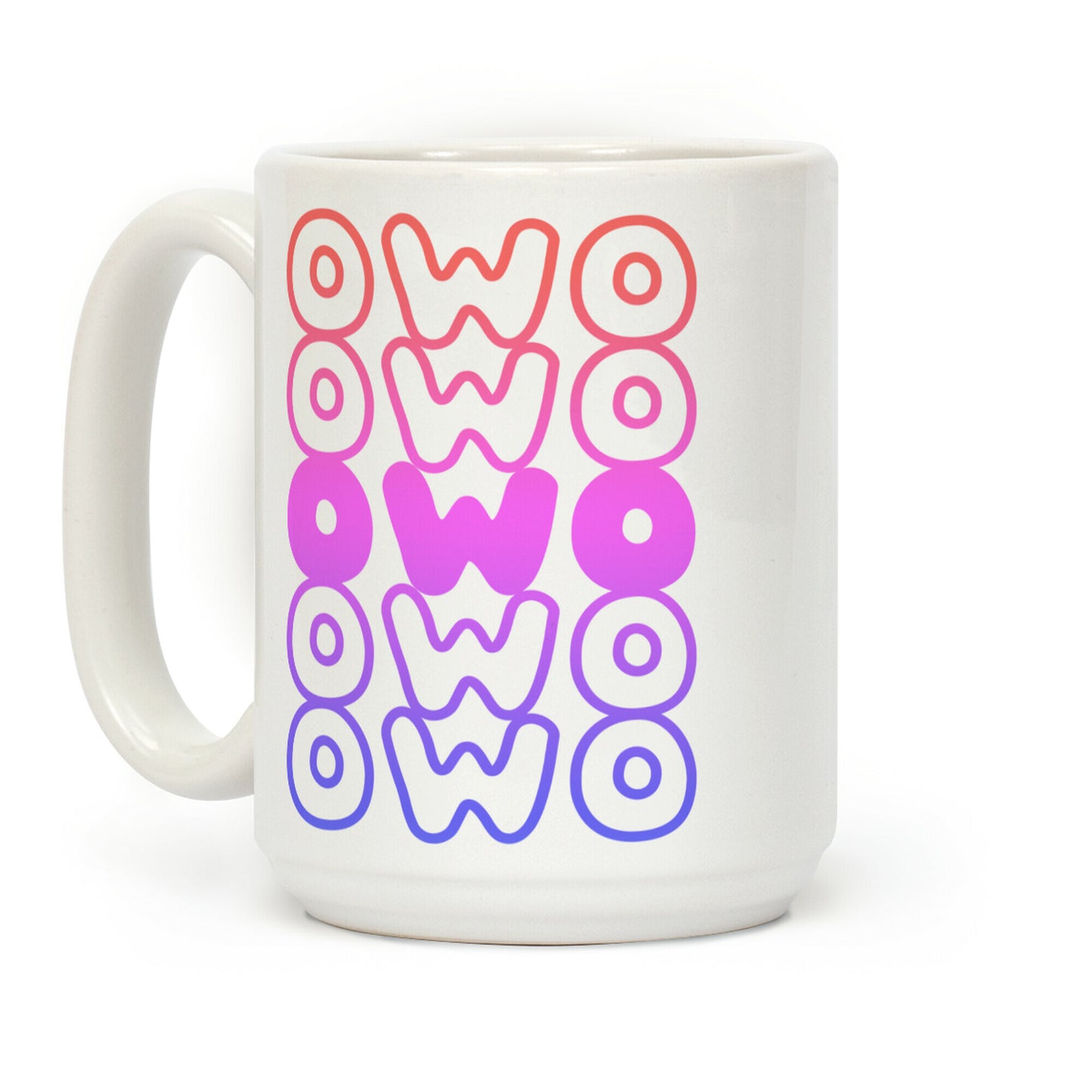 OWO Anime Emoticon Face Coffee Mug