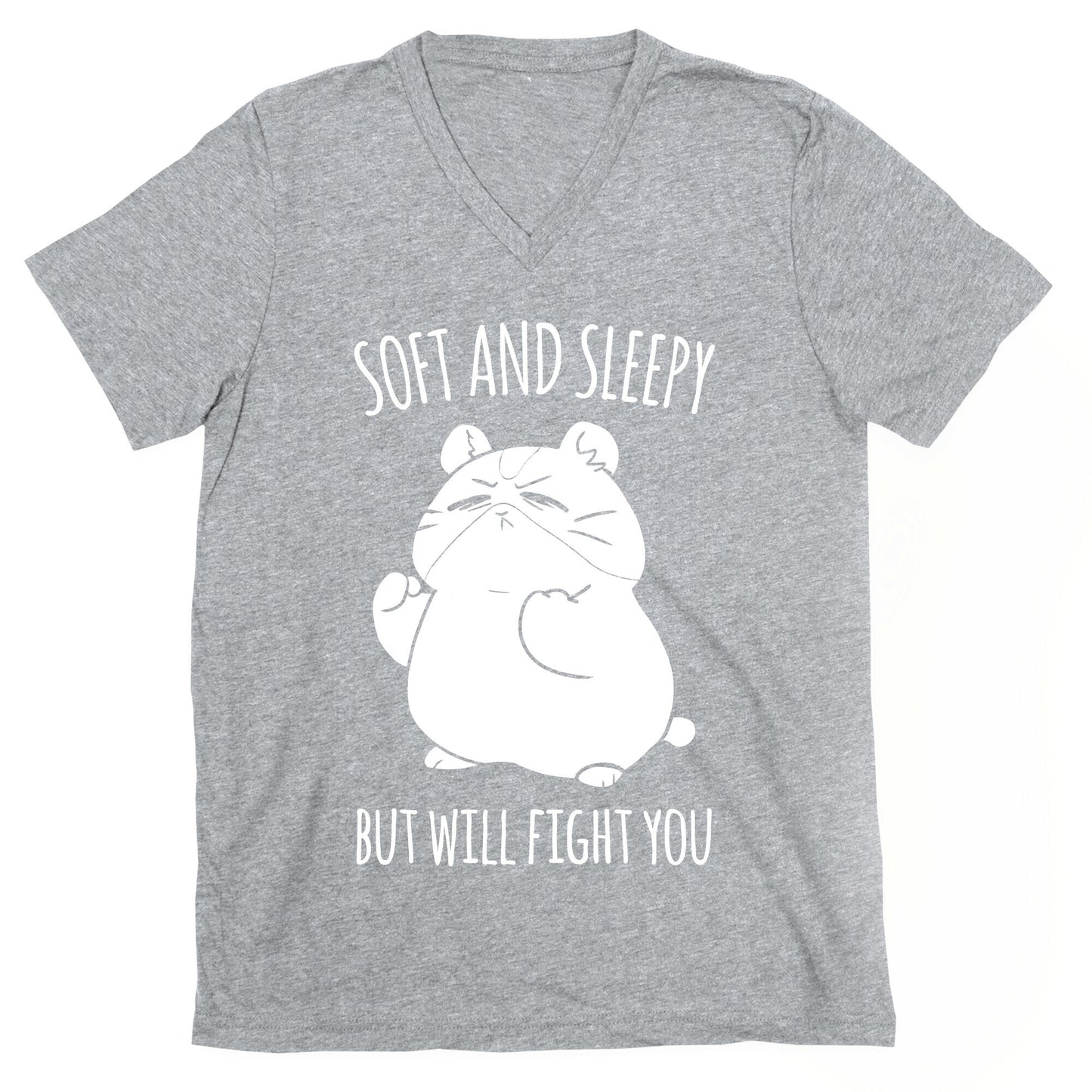 Soft and Sleepy, But Will Fight You Hamster V-Neck