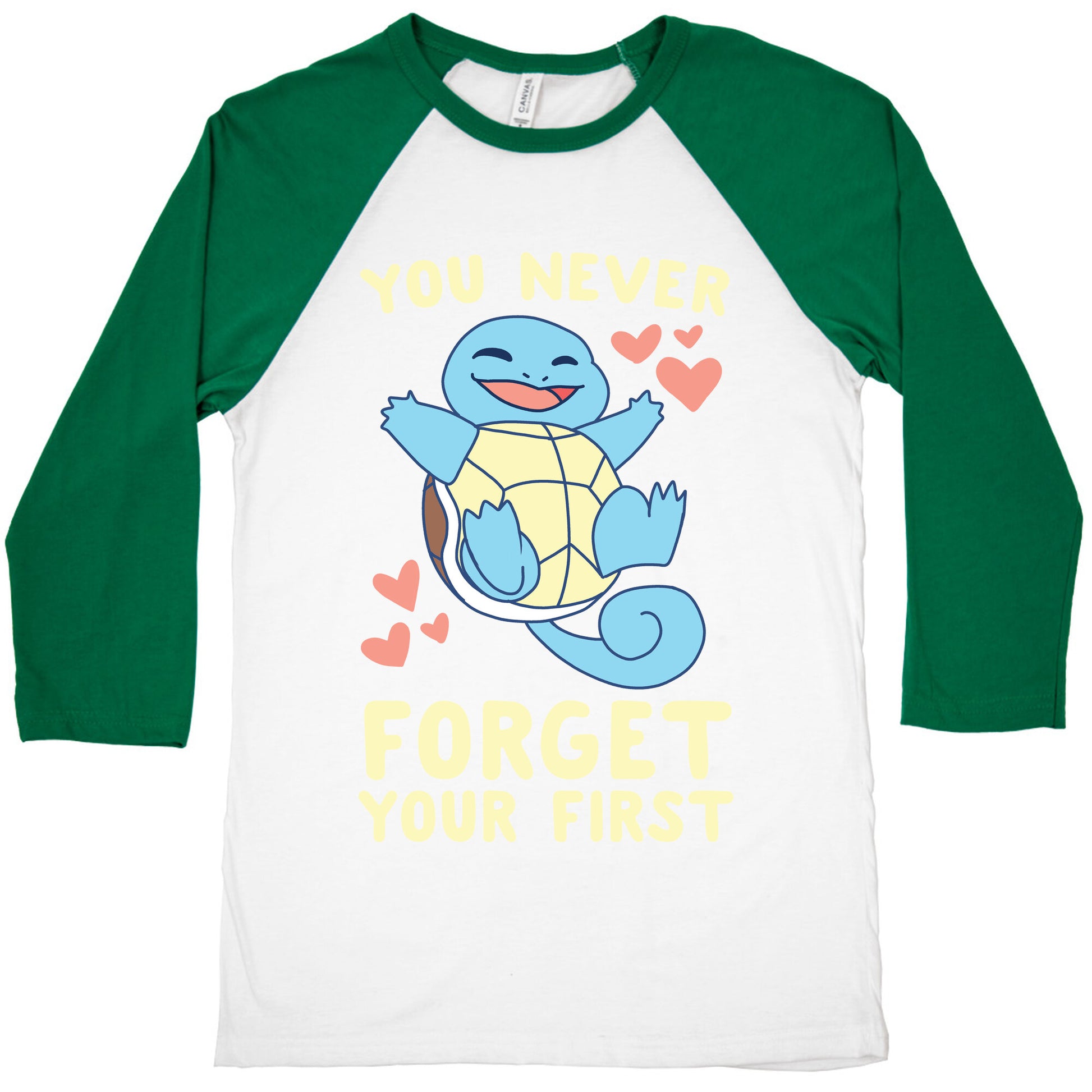 You Never Forget Your First - Squirtle Baseball Tee