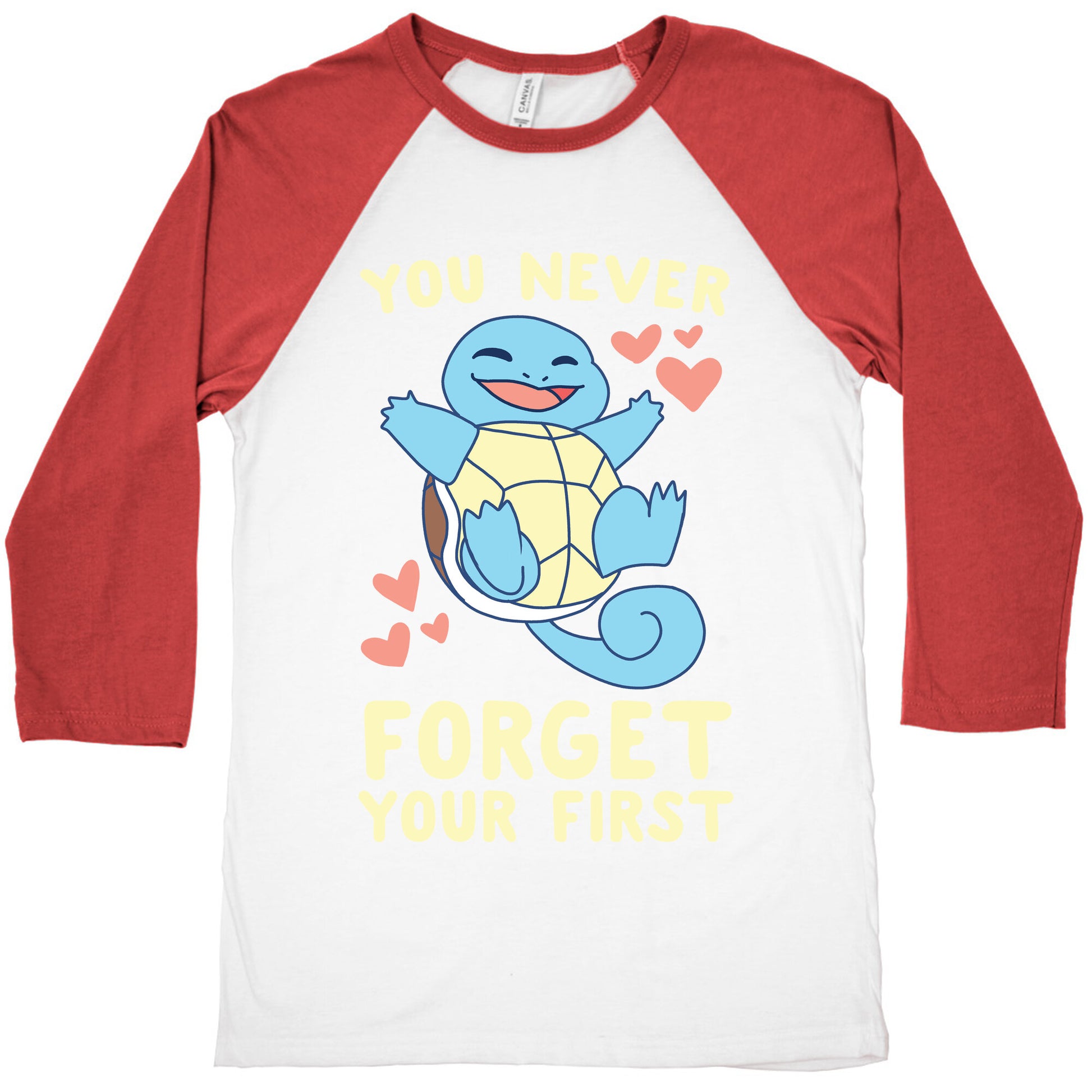 You Never Forget Your First - Squirtle Baseball Tee