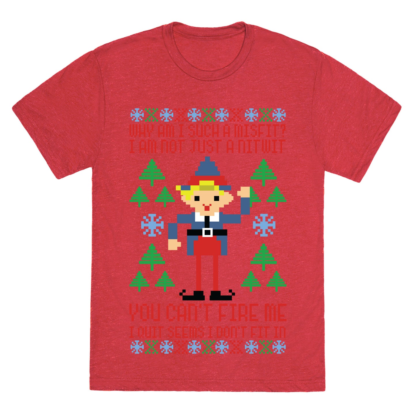 Why am I Such a Misfit I Am Not Just a Nitwit Unisex Triblend Tee