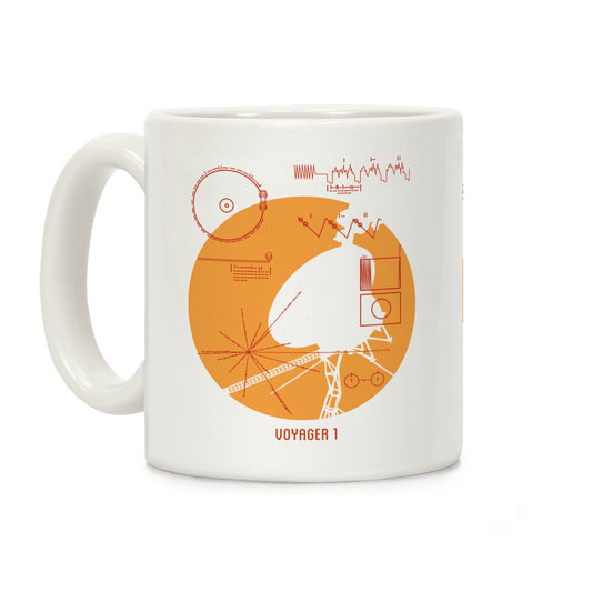 Retro Voyager 1 Golden Record Coffee Mug