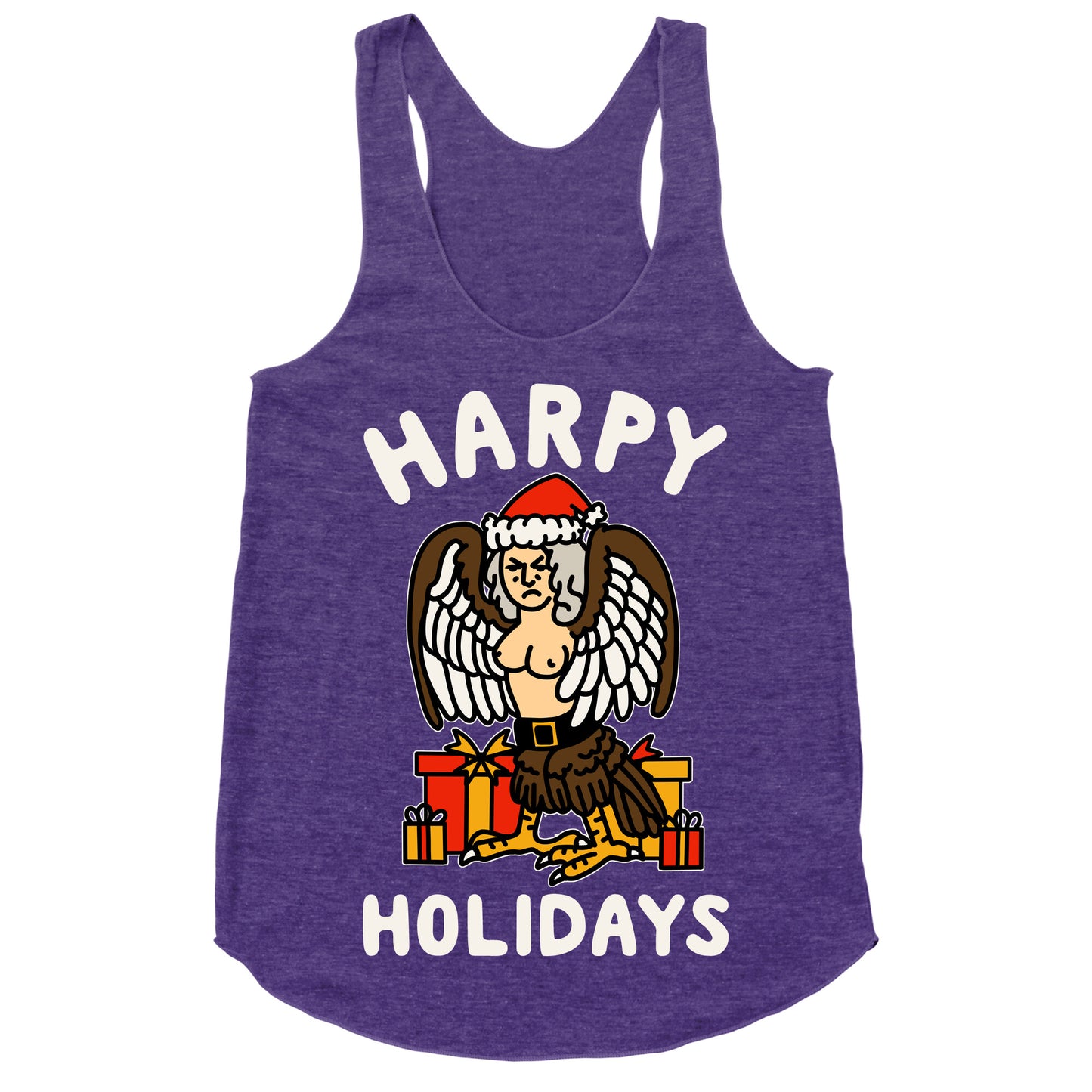 Harpy Holidays Racerback Tank