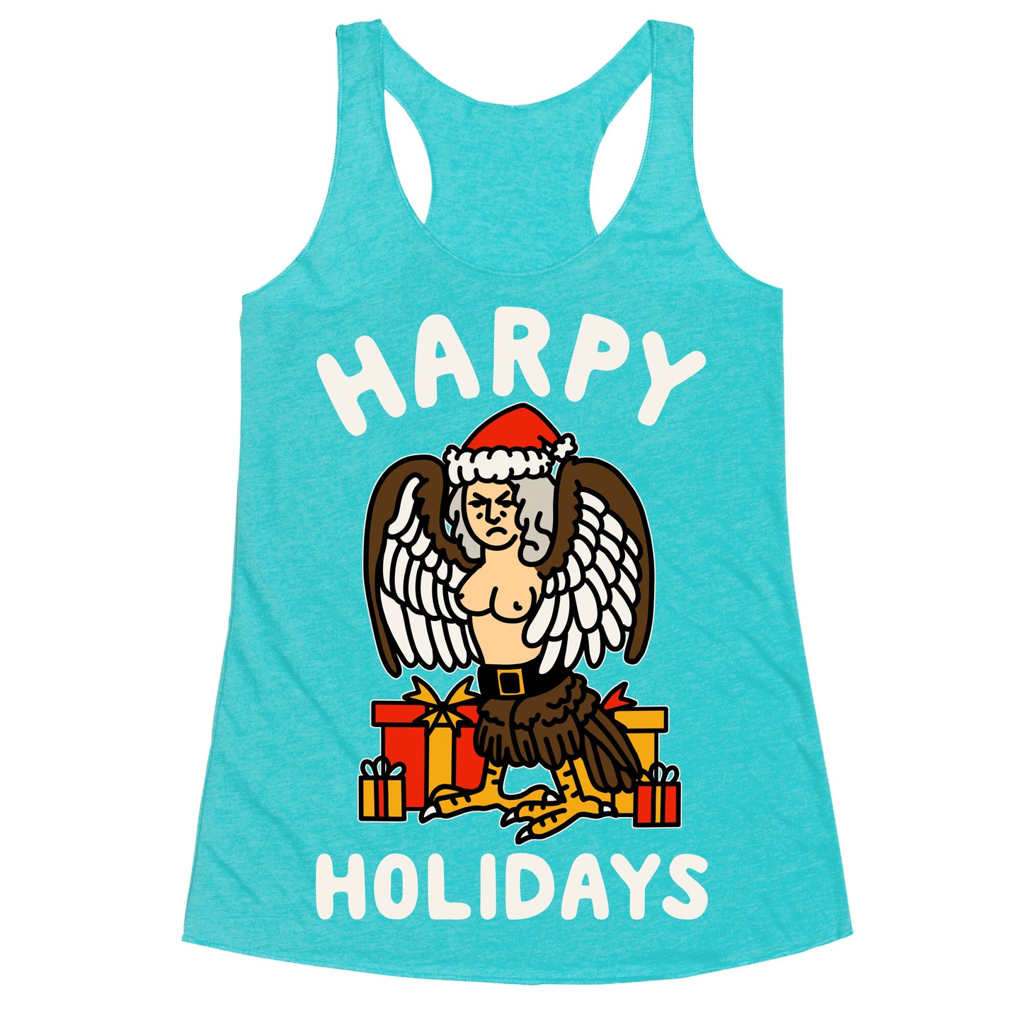 Harpy Holidays Racerback Tank