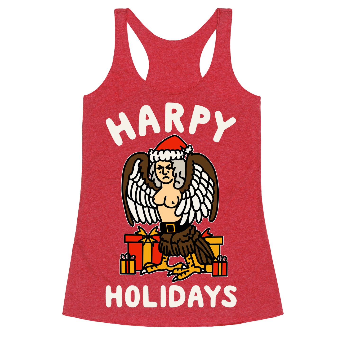 Harpy Holidays Racerback Tank